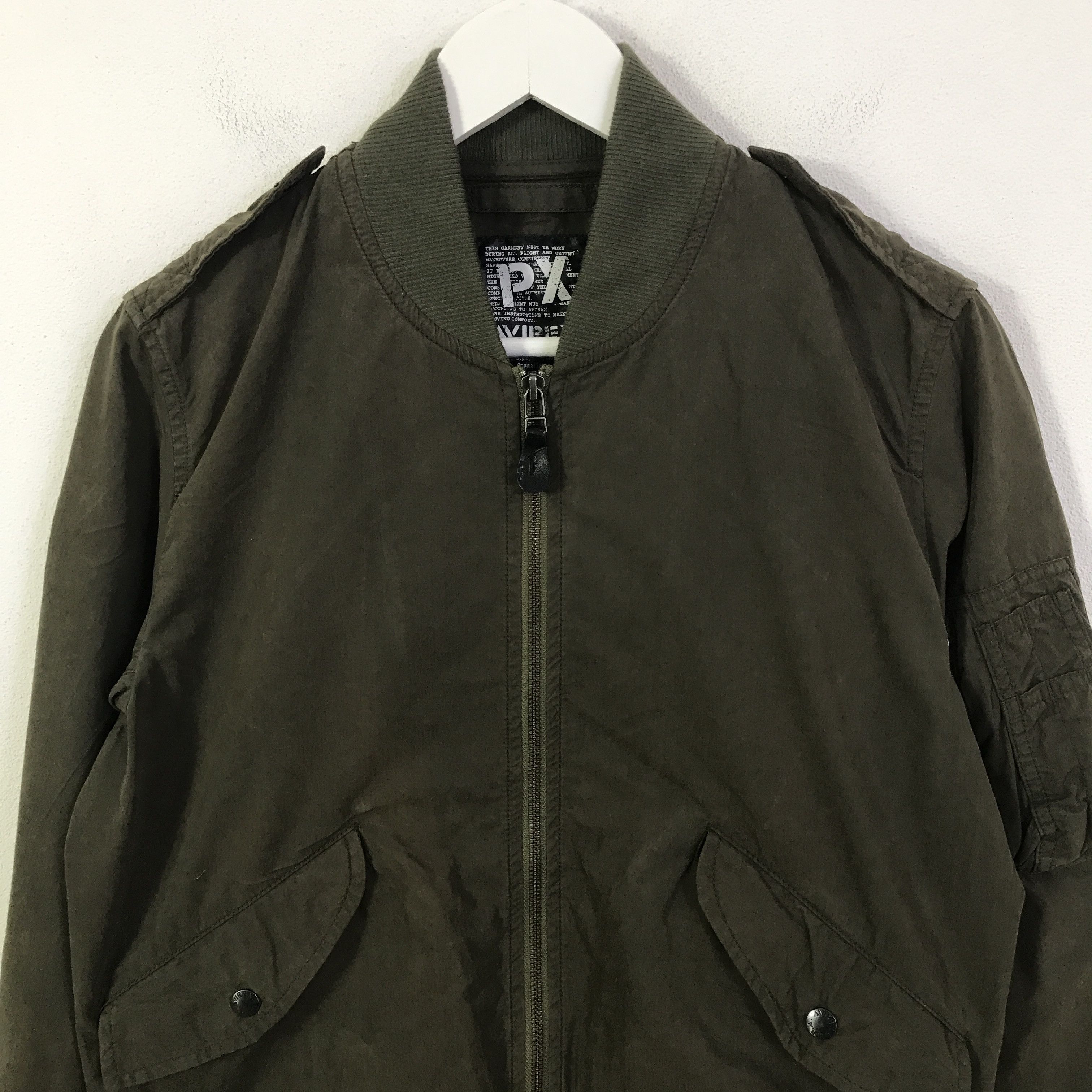 Avirex avirex Army design Faded Bomber jacket K126B4 Size US M / EU 48-50 / 2 - 2 Thumbnail