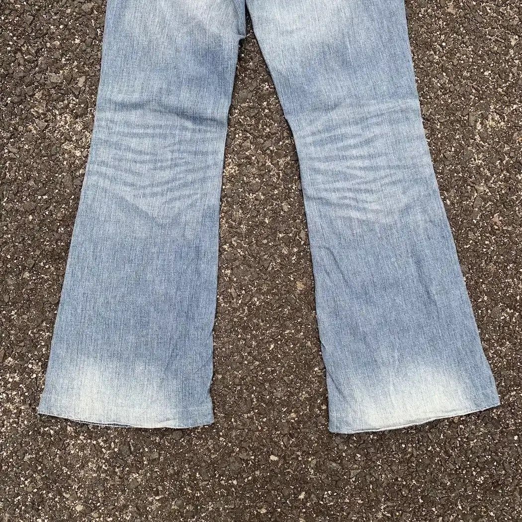 Buckle Black R.H.P Jeans Flare/Bootcut 30x30 Denim Faded Cinch Back Pants Size US 30 / EU 46 - 10 Thumbnail