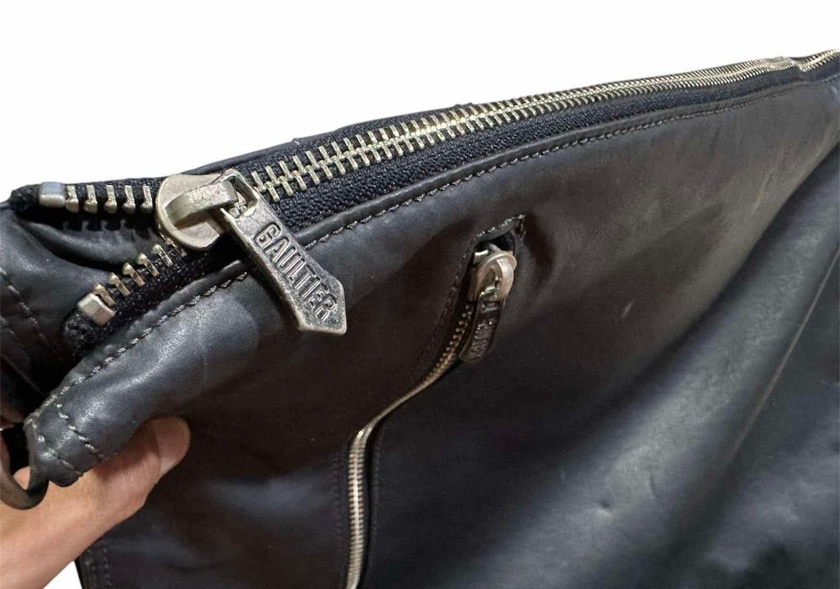 Gaultier Homme Objet × Jean Paul Gaultier 🔥Vintage Jean Paul Gautier Leather Tote Bag Zip JPG Bag Size ONE SIZE - 3 Thumbnail