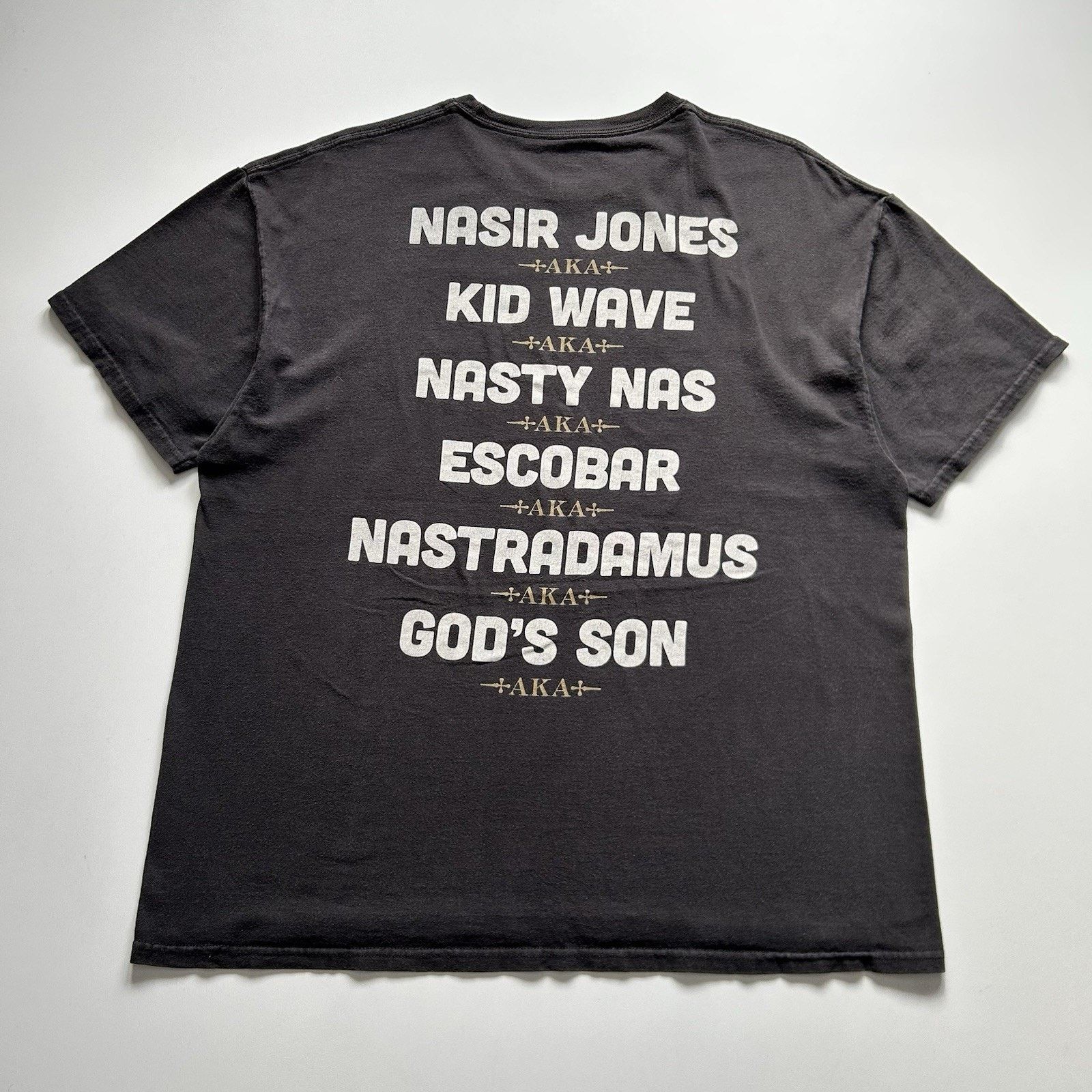 Hanes Vintage Nas Life Is Good T Shirt XL Rap Hip Hop Promo Faded Size US XL / EU 56 / 4 - 3 Thumbnail