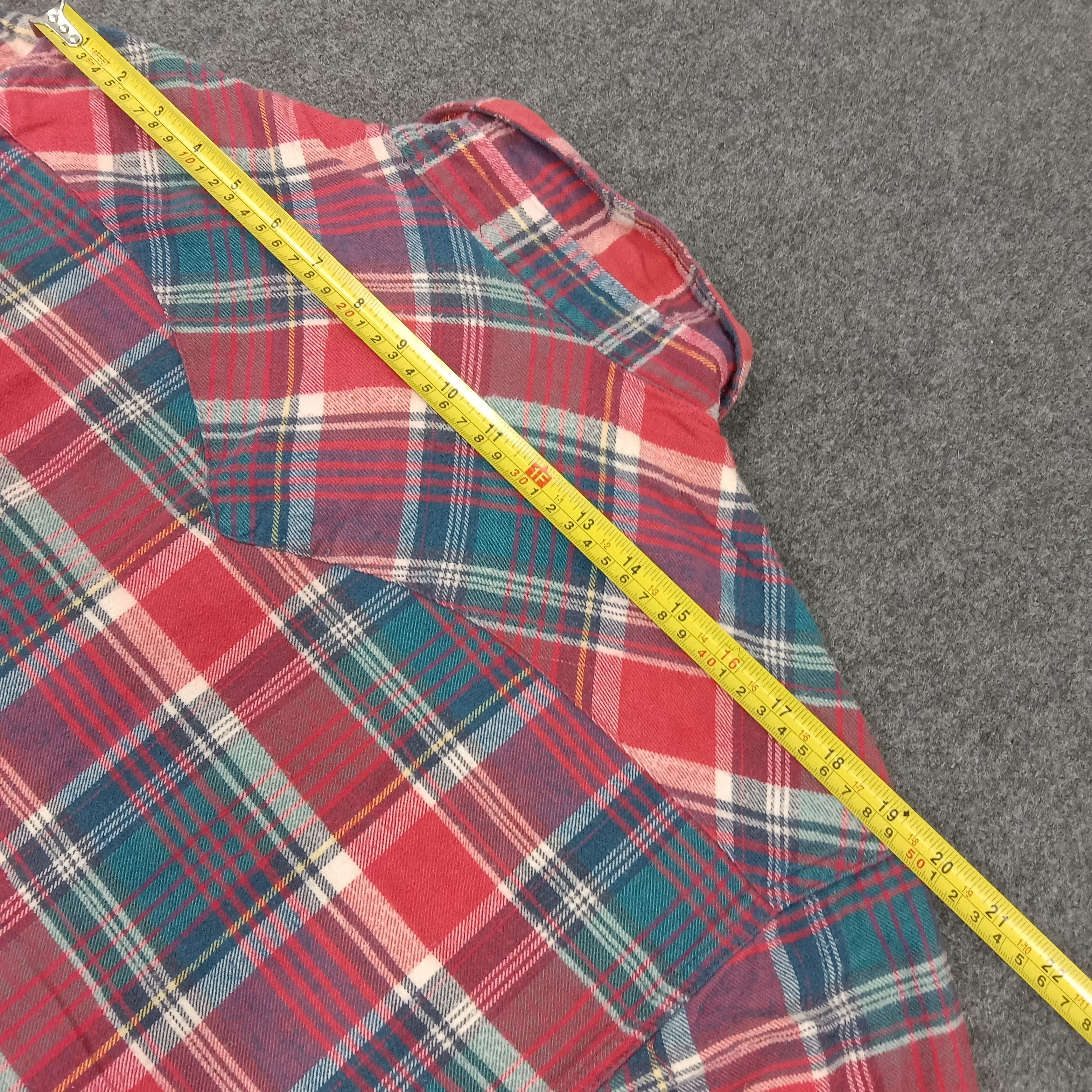 Vintage × Wrangler Wrangler American Style Flannel Shirt Button Up Size US XXL / EU 58 / 5 - 5 Thumbnail