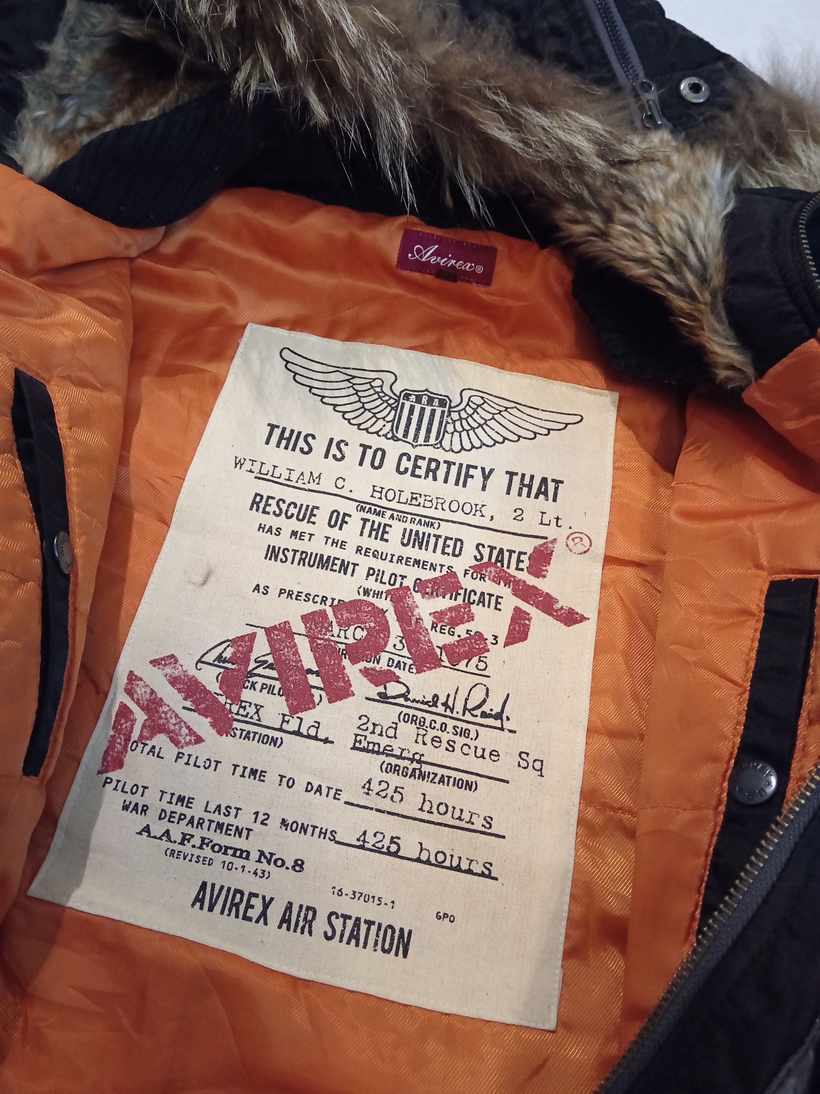 Designer Avirex Woman Flight Jacket Size M / US 6-8 / IT 42-44 - 6 Thumbnail