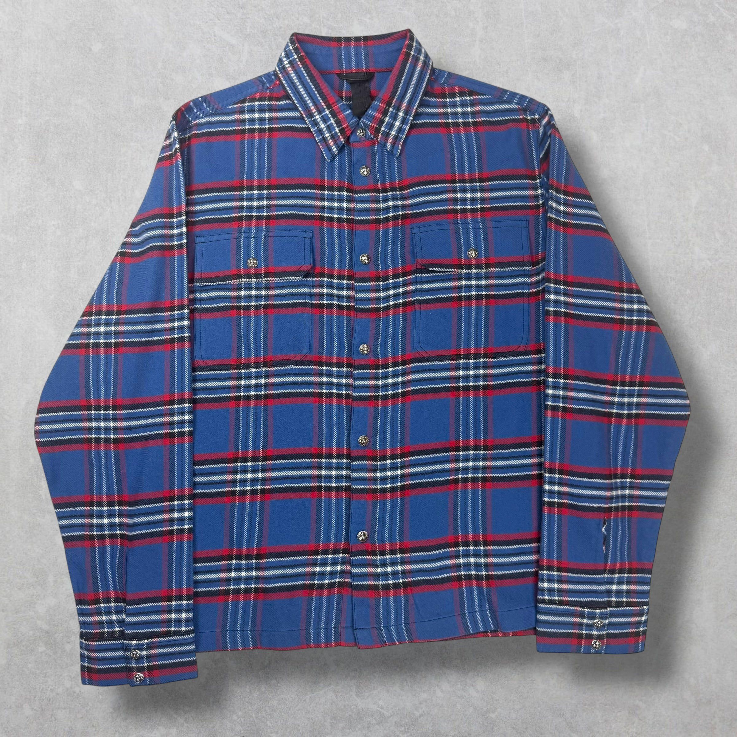 Chrome Hearts Chrome Hearts Flannel Work Dog Shirt L Size US L / EU 52-54 / 3 - 1 Thumbnail