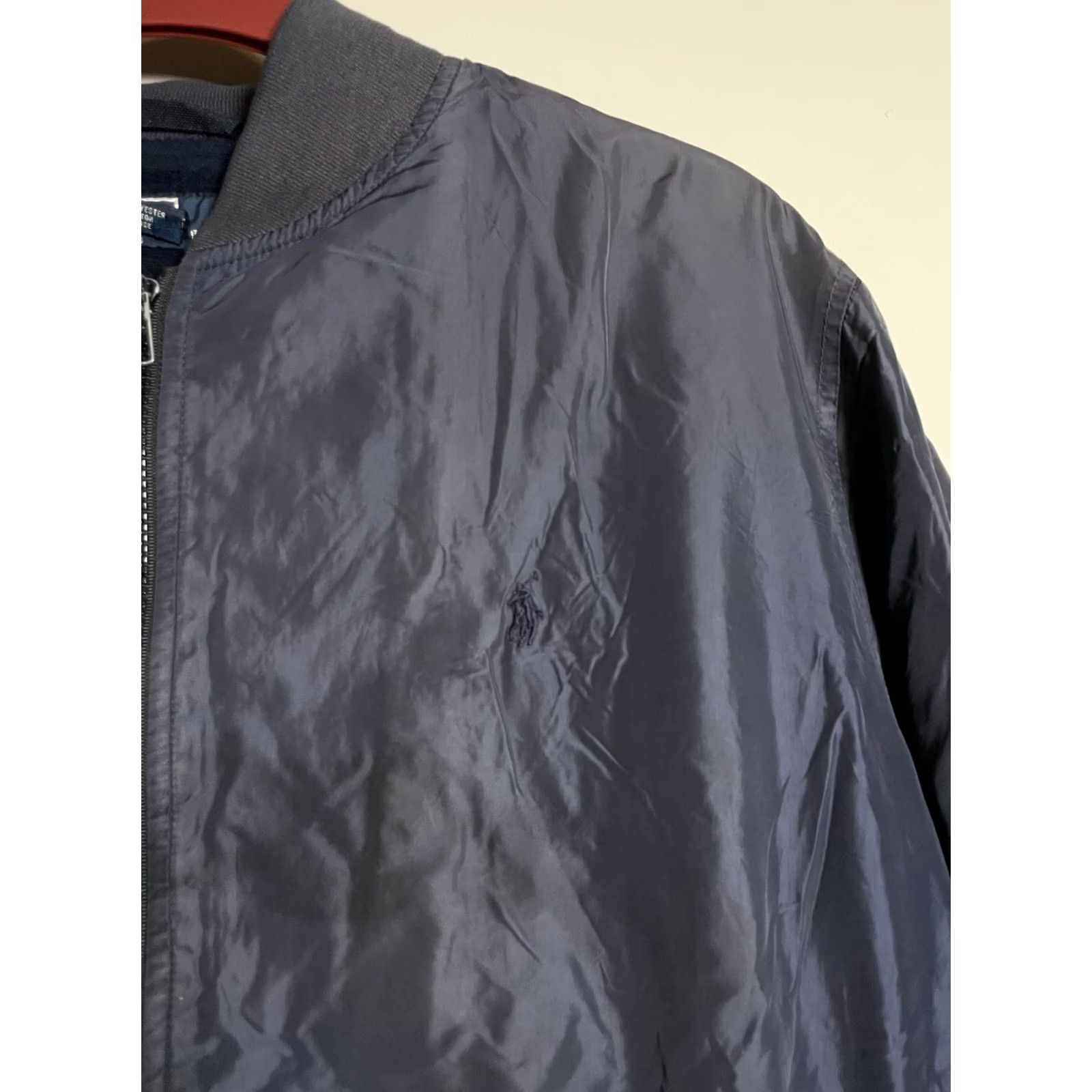 Polo Ralph Lauren VTG Polo Ralph Lauren Jacket Mens Medium Full Zip Bomber Fleece Lined Black Polyester Softshell Logo Embroidered Zipper Golf Bomber Jacket Mens Size US M / EU 48-50 / 2 - 4 Thumbnail