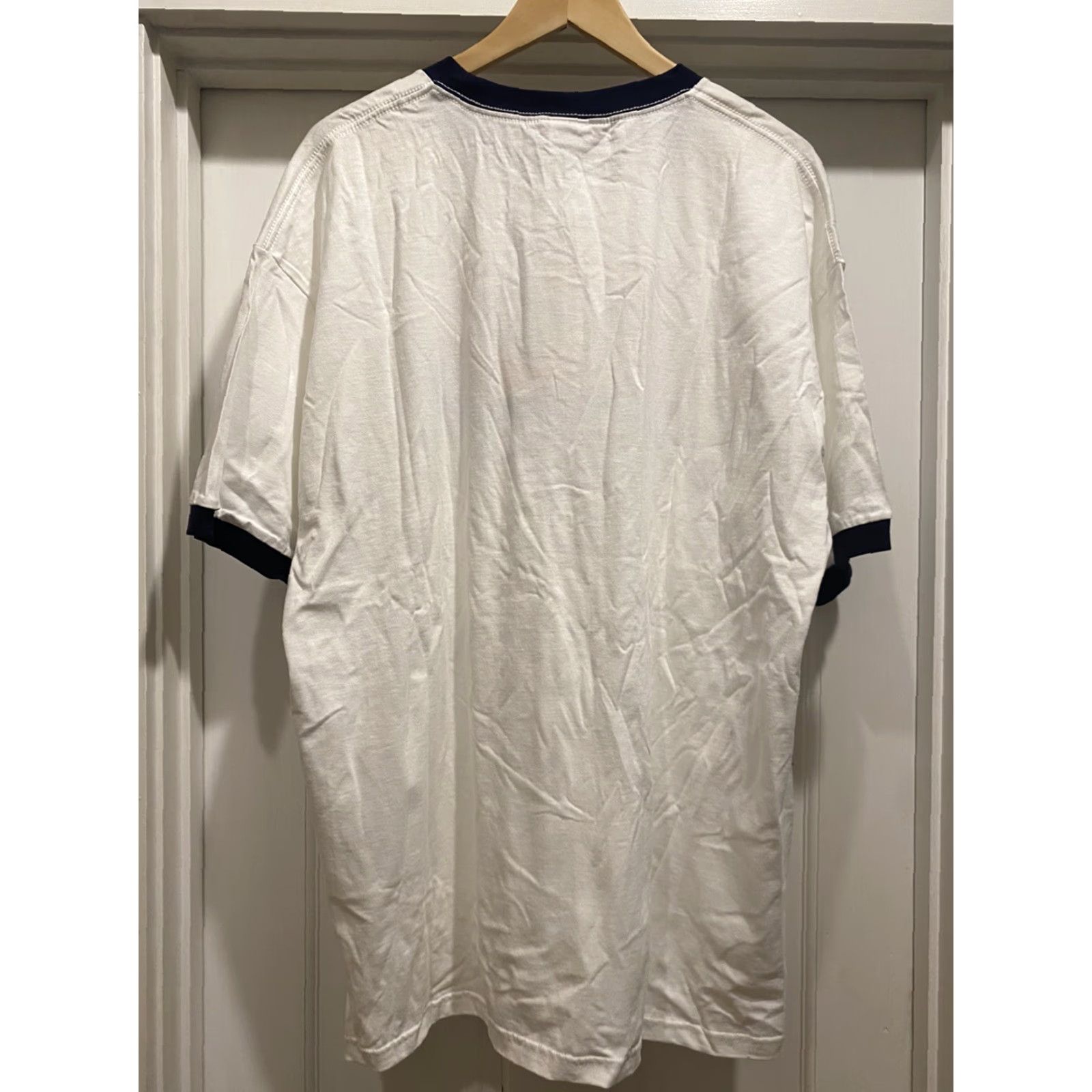 NFL VINTAGE Mens 2XL 2006 Super Bowl NFL Ringer T-Shirt White South Florida Football Mens Size US XXL / EU 58 / 5 - 2 Thumbnail