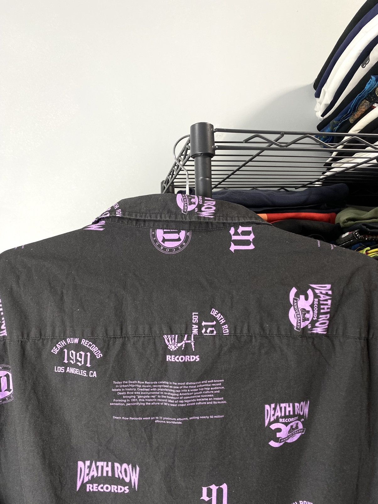 Death Row Records Vintage Style Death Row Records Shirt Tee Y2K Size US L / EU 52-54 / 3 - 6 Thumbnail