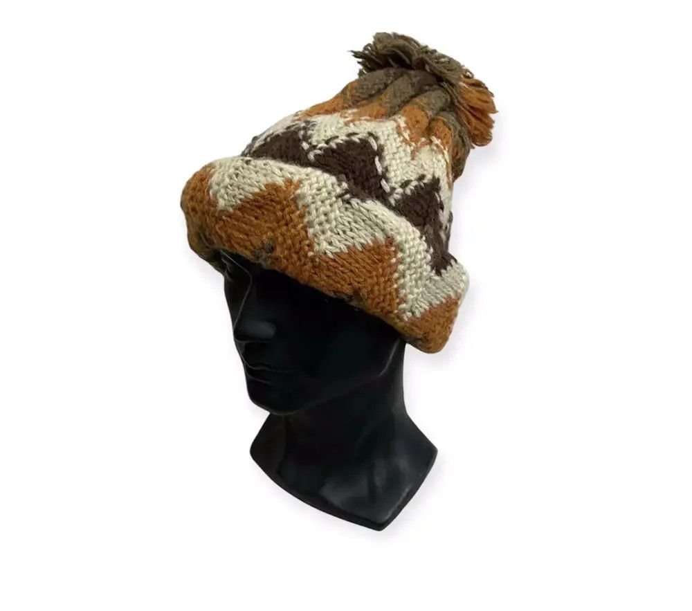 Japanese Brand × Kapital × Vintage Japanese Brand CL Knit Beanie Hat Size ONE SIZE - 1 Thumbnail