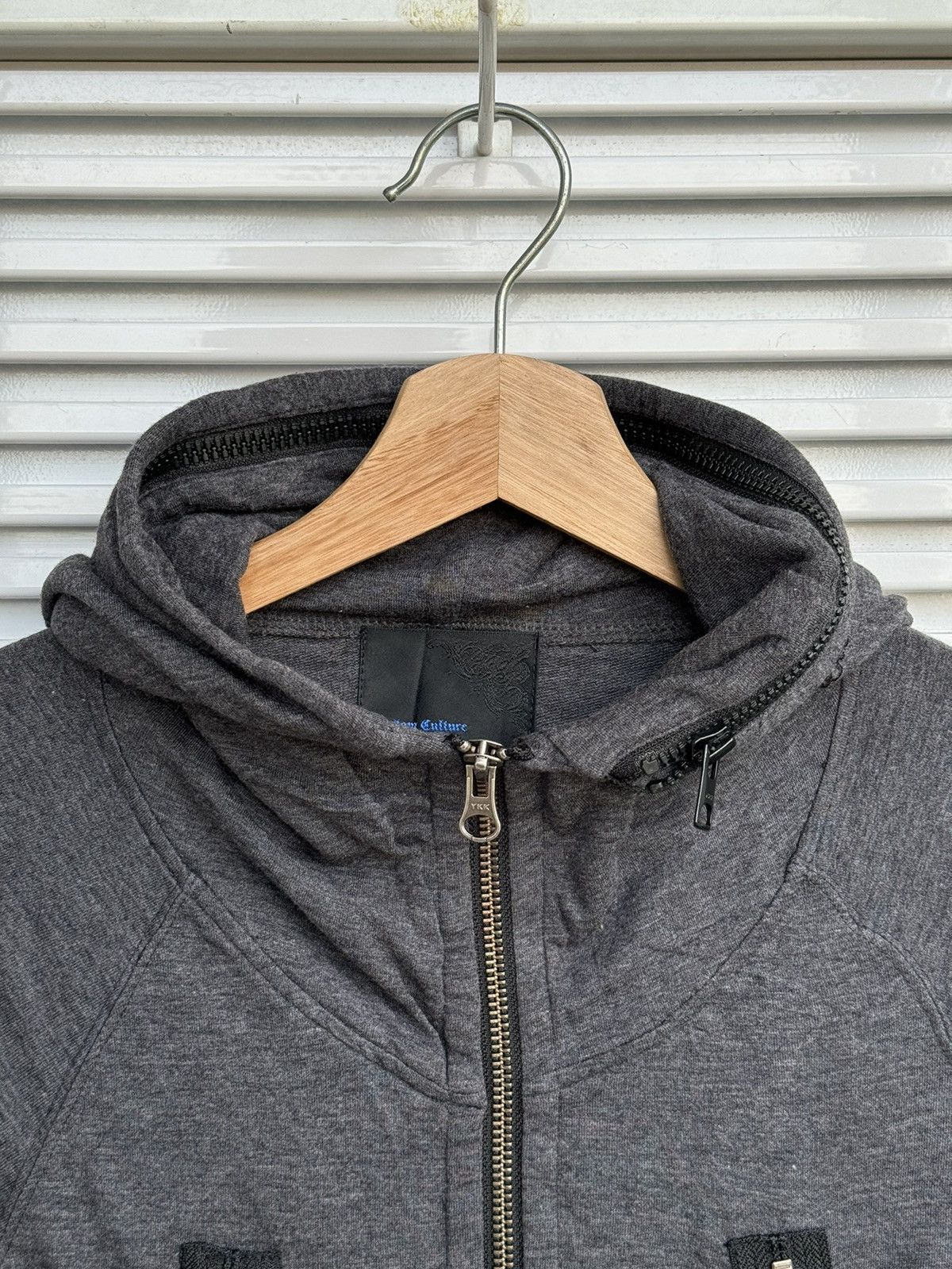 Japanese Brand Custom Culture Skulls Punk Poem Zipped Sweater Hoodie Size US M / EU 48-50 / 2 - 10 Thumbnail