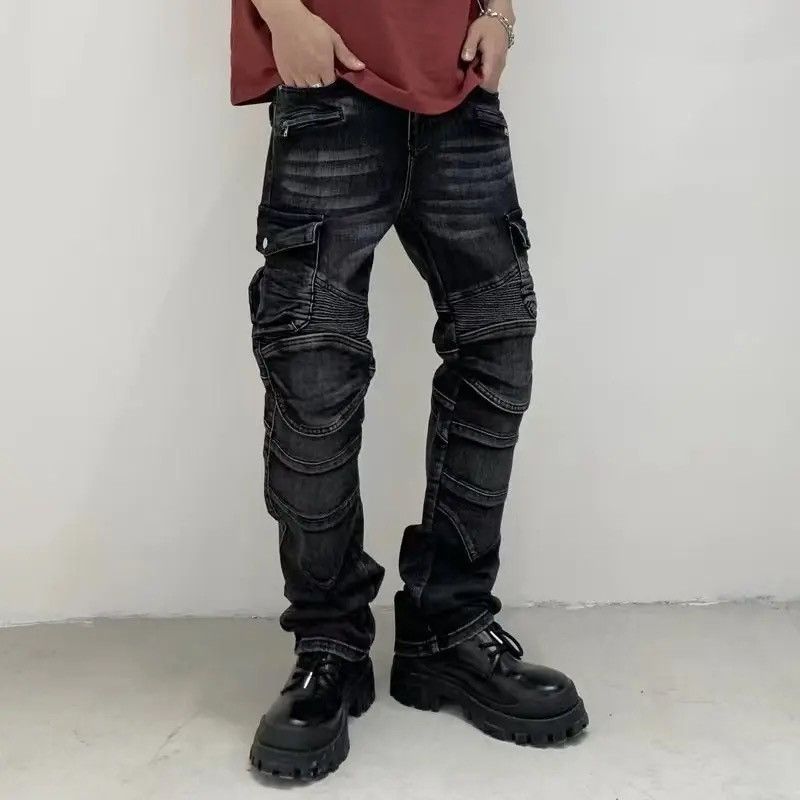 Japanese Brand × Vintage jeans slim fit heavy duty fashion premium wash Size US 36 / EU 52 - 1 Thumbnail