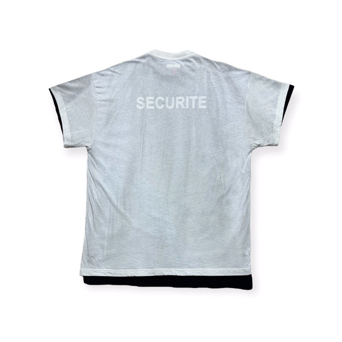 Vetements SS17 “Securite” Dirty Oversized T-Shirt Size US S / EU 44-46 / 1 - 1 Thumbnail