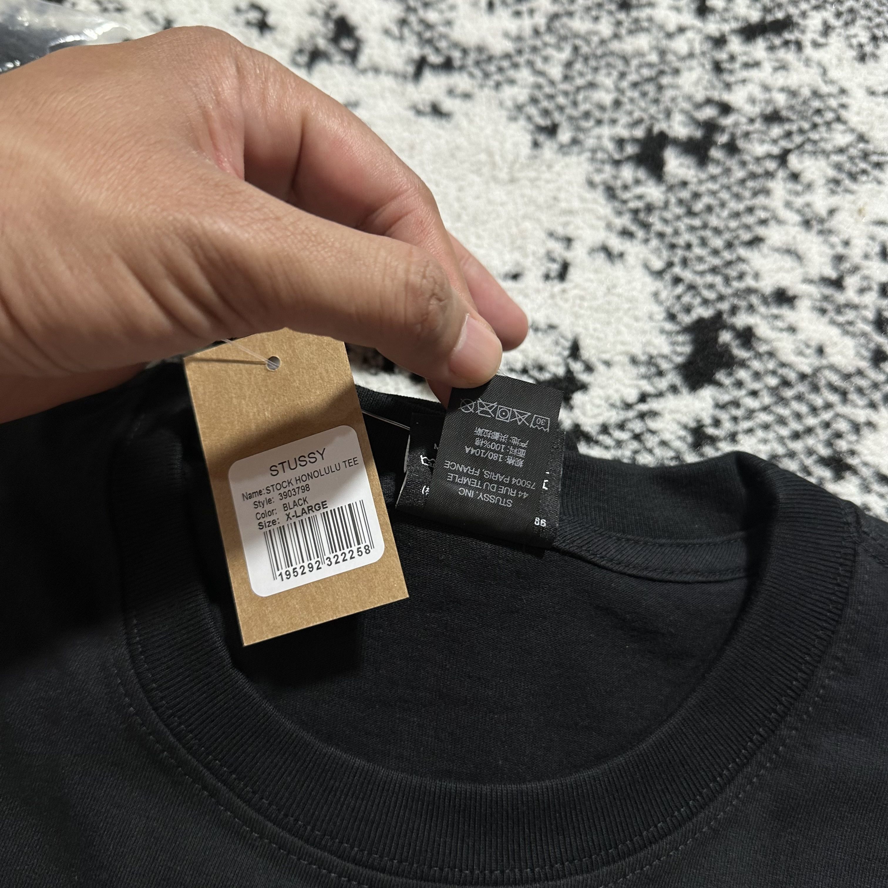 Stussy STUSSY HONOLULU TEE BLACK Size US XL / EU 56 / 4 - 6 Thumbnail