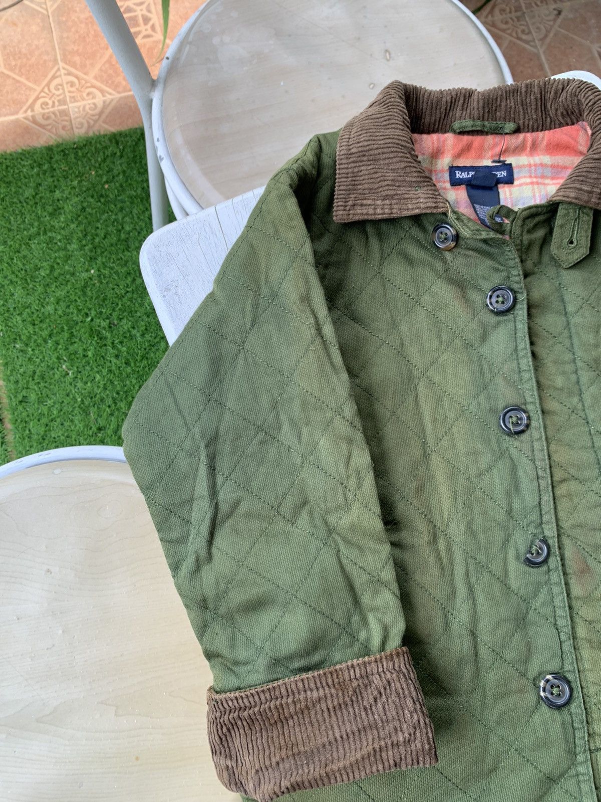 Polo Ralph Lauren Vintage Army Polo Ralph Lauren Quilted Field Jacket Kids Size US XXS / EU 40 - 3 Thumbnail