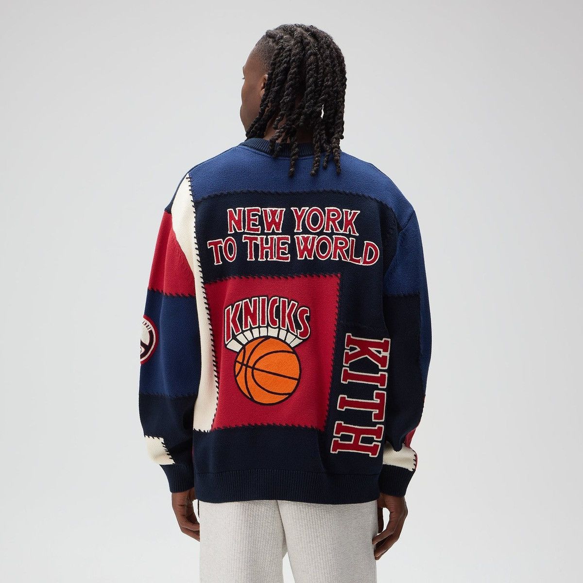 Kith Kith for the New York Knicks Patchwork Crewneck Sweater XL Size US XL / EU 56 / 4 - 3 Thumbnail