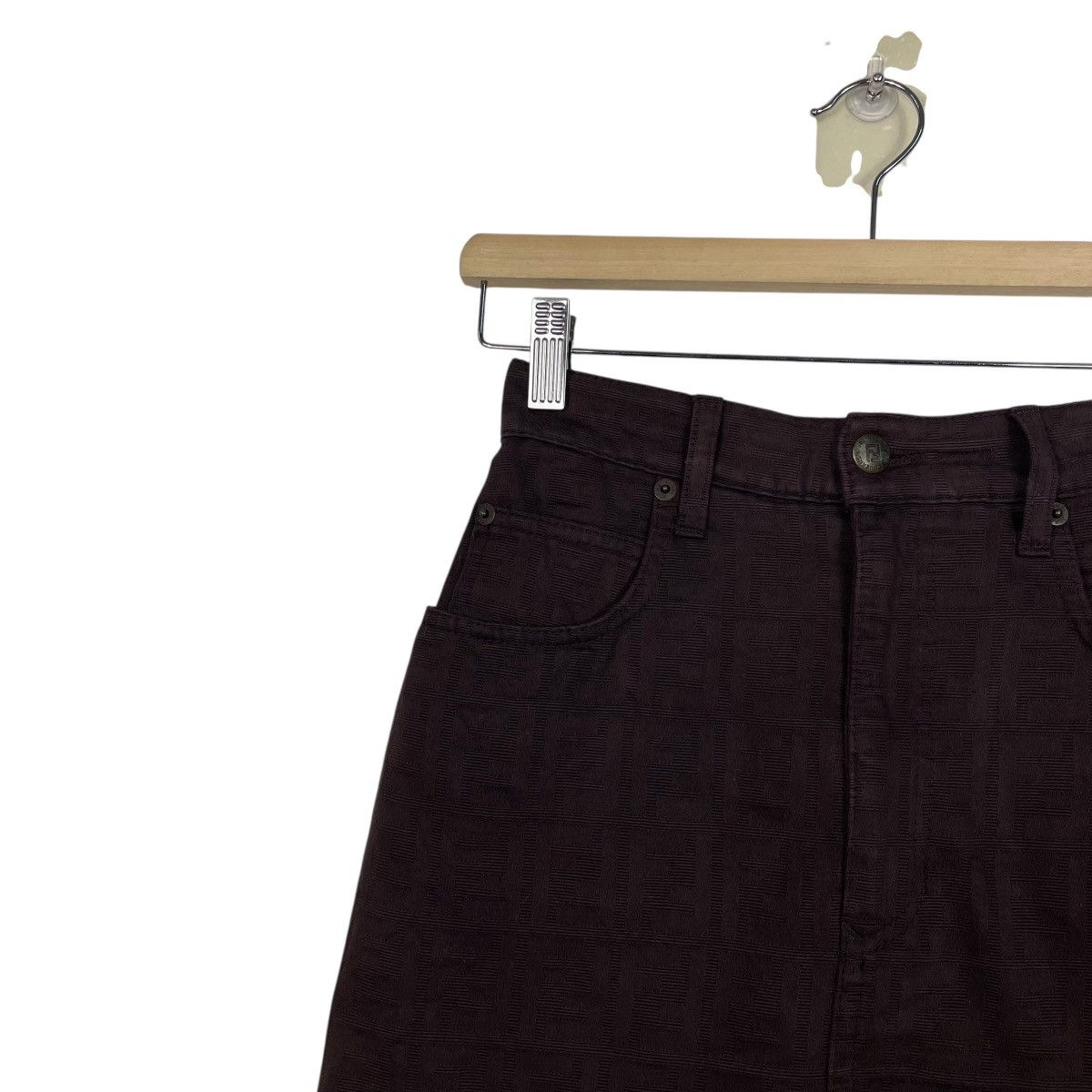 Fendi Vintage Fendi Zucca Skirt Size 27" / US 4 / IT 40 - 4 Thumbnail