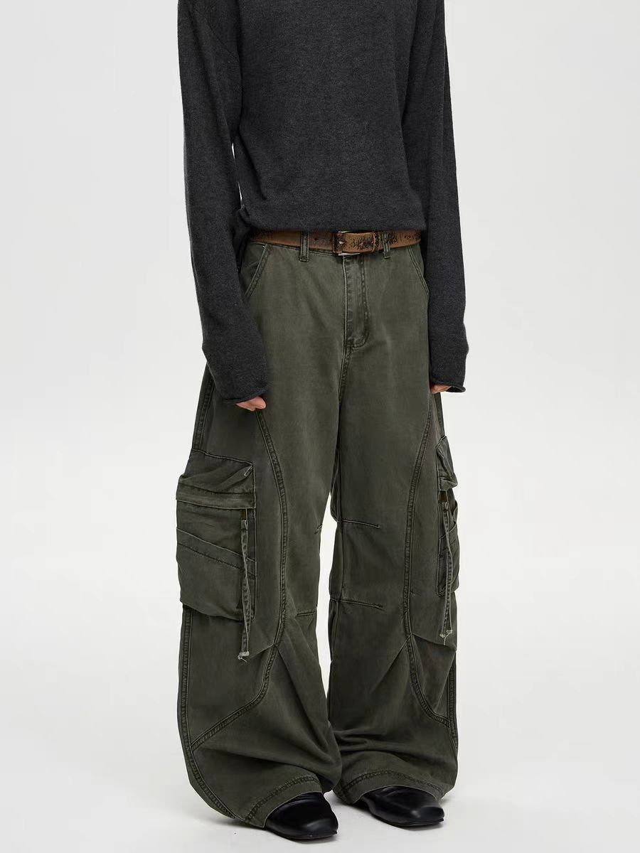 Jean Green relaxed-fit cargo pants Size US 34 / EU 50 - 2 Thumbnail