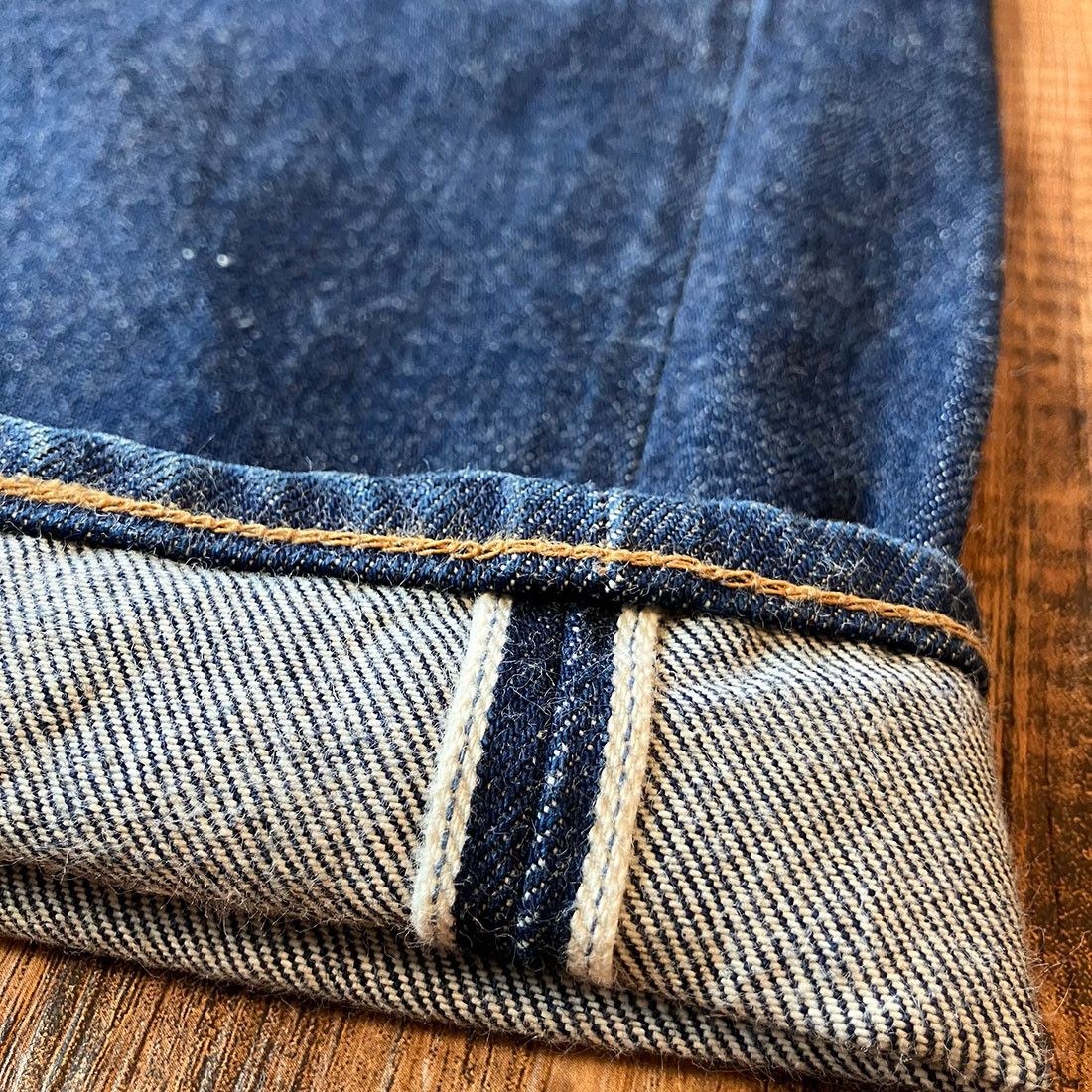 Japanese Brand AUTHEN AUT-001 W32 x L28 Tapered Leg Selvedge Jeans Size US 32 / EU 48 - 7 Thumbnail
