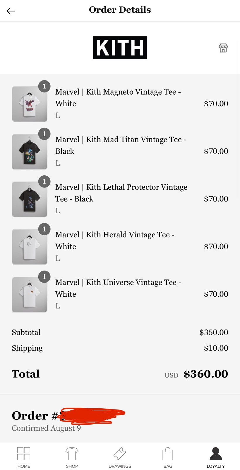 Kith Discount Code KITH Marvel Herald Silver Surfer White Vintage