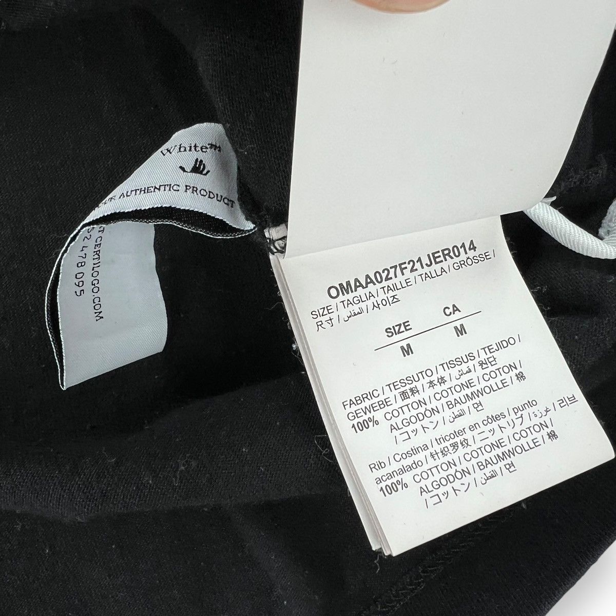 Off-White Off-White Caravaggio Black T Shirt Size US M / EU 48-50 / 2 - 5 Thumbnail