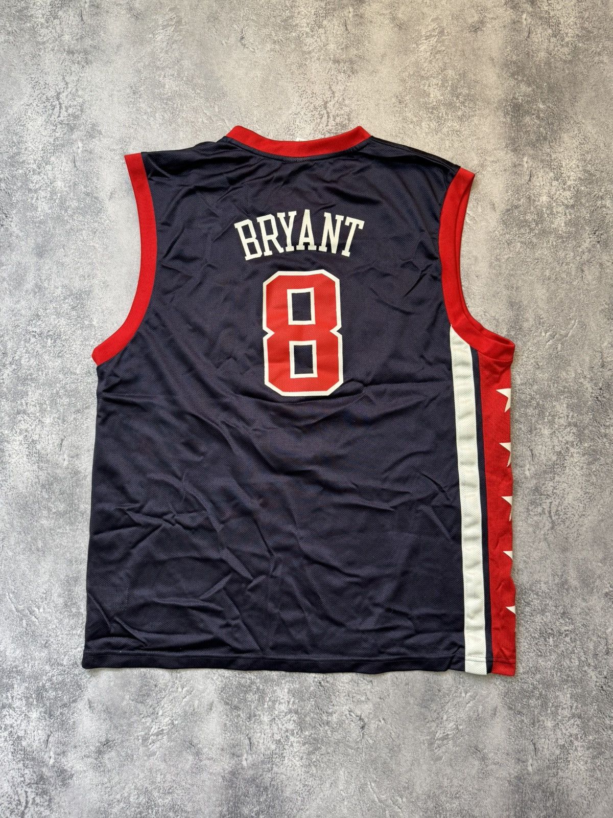 Reebok × Vintage USA Basketball Jersey Reebok Number 8 Kobe Bryant Size US XL / EU 56 / 4 - 10 Thumbnail