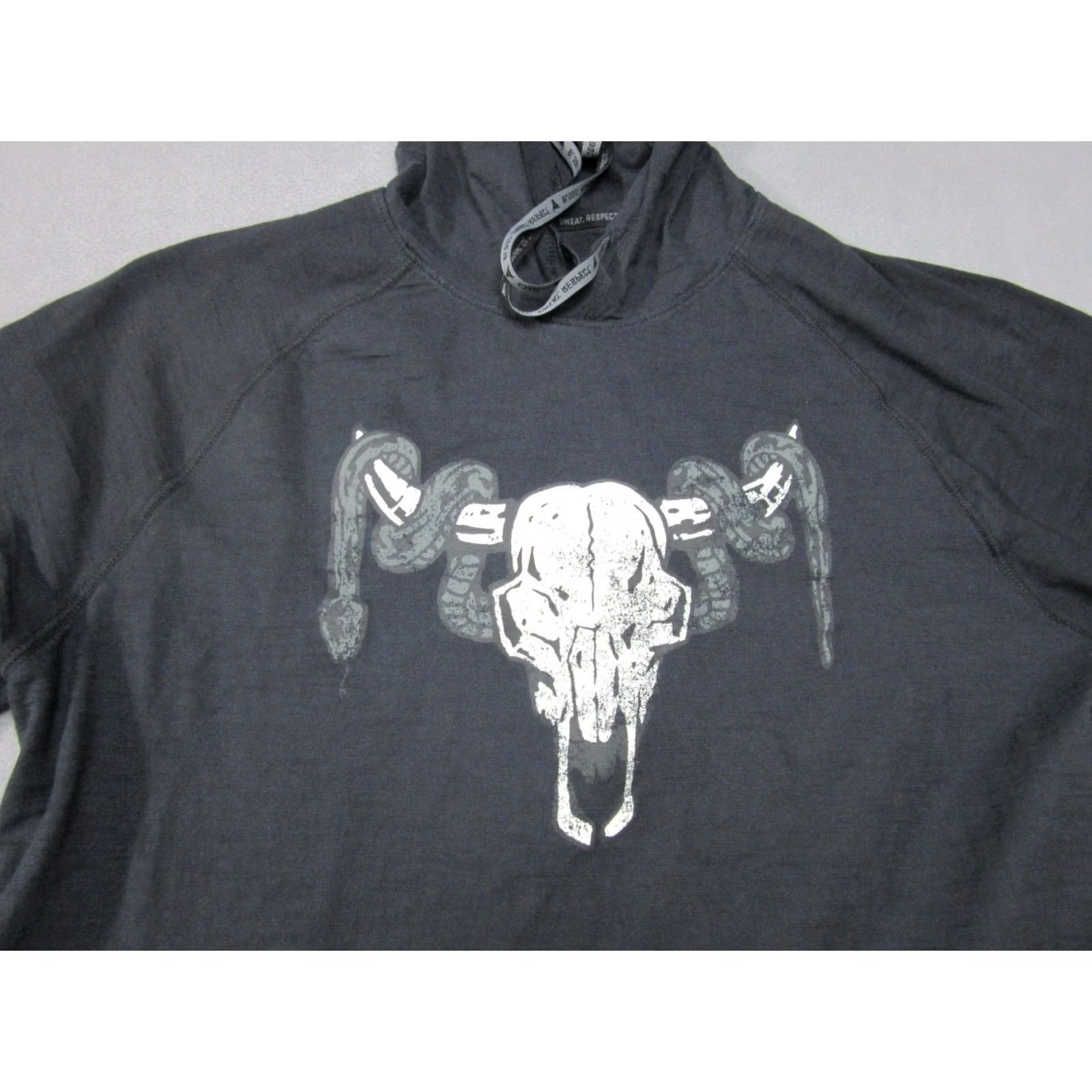 Under Armour Under Armour Hoodie Mens Medium Black Skull Snake Graphic Rock Short Sleeve Size US M / EU 48-50 / 2 - 3 Thumbnail