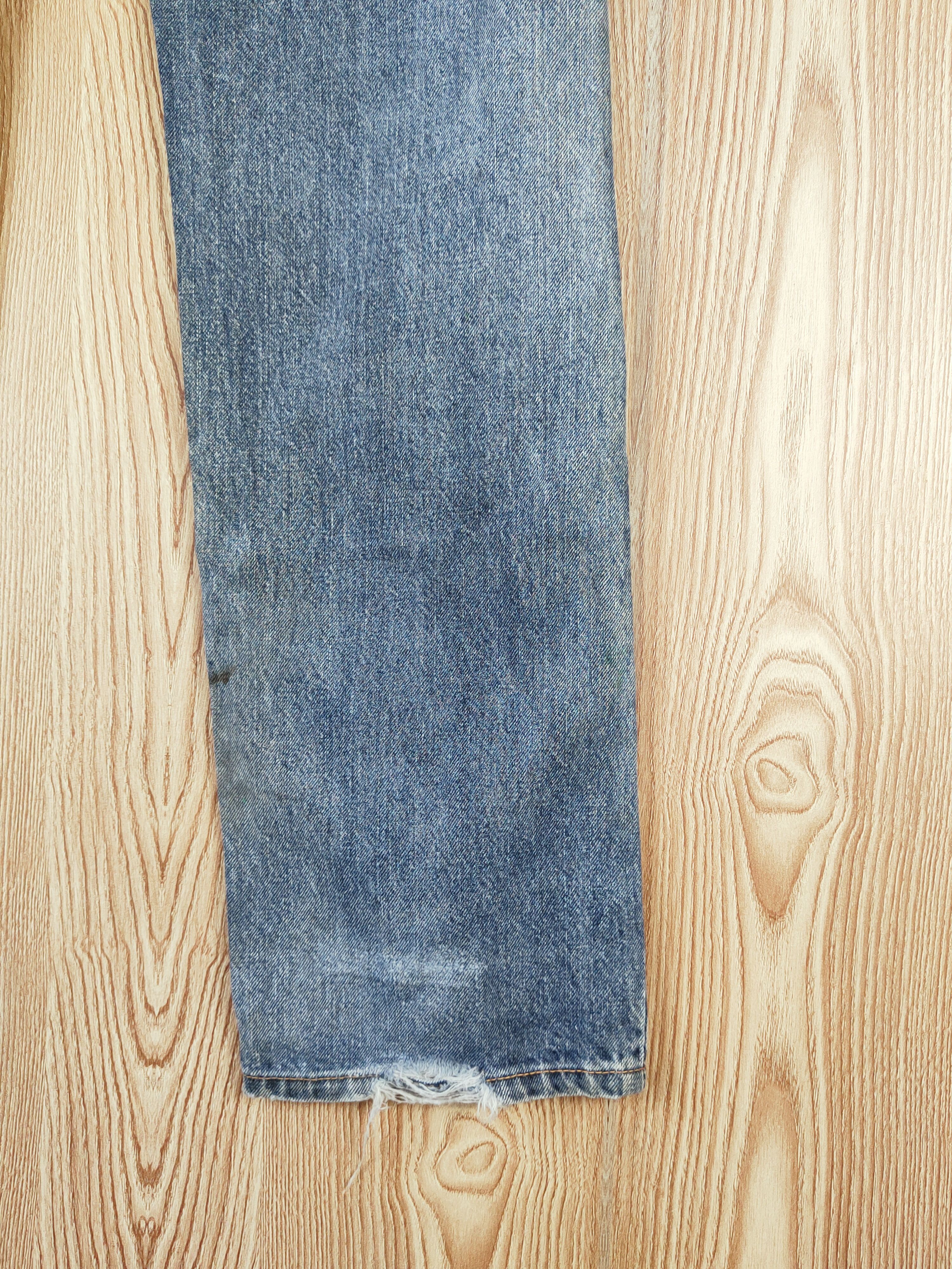 Japanese Brand Japanese Brand Dark Blue Faded Distressed Ripped Jeans #W694 Size US 33 - 11 Thumbnail