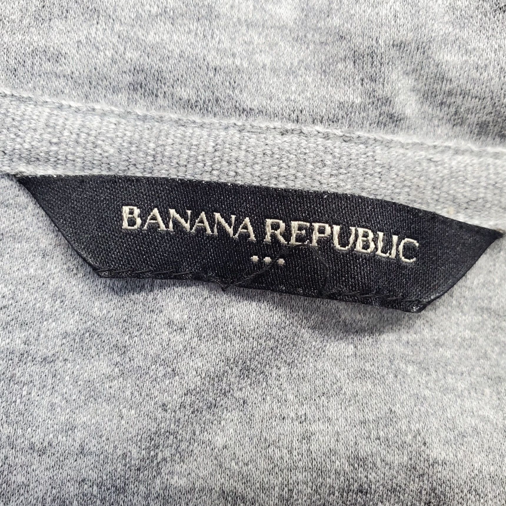 Banana Republic Banana Republic 1/4 Zip Pullover Mens XL Gray Performance Long Sleeve Stretch Shirt Size US XL / EU 56 / 4 - 6 Thumbnail