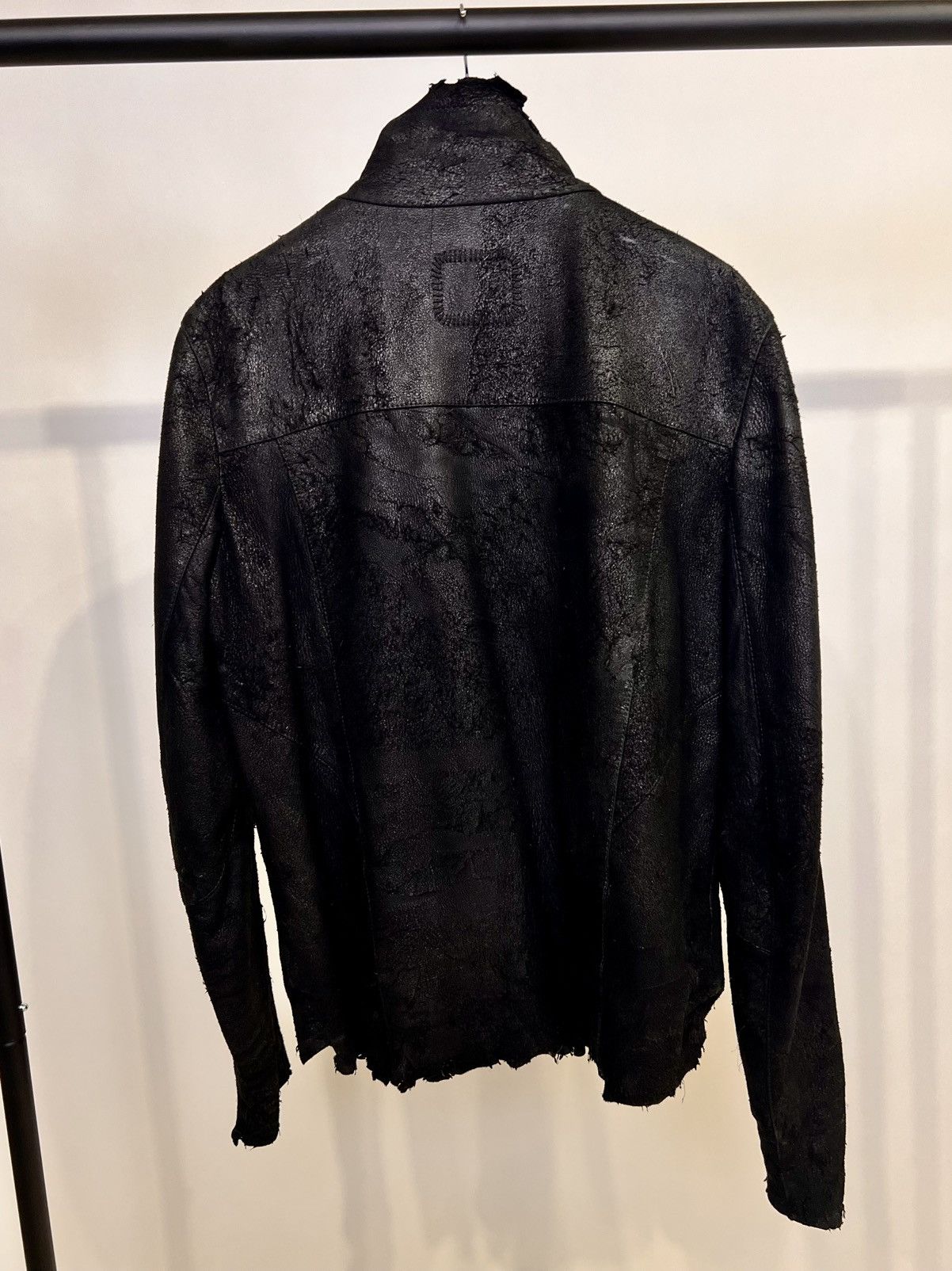 tigha Leather jacket made of crushed leather Size US XXL / EU 58 / 5 - 3 Thumbnail