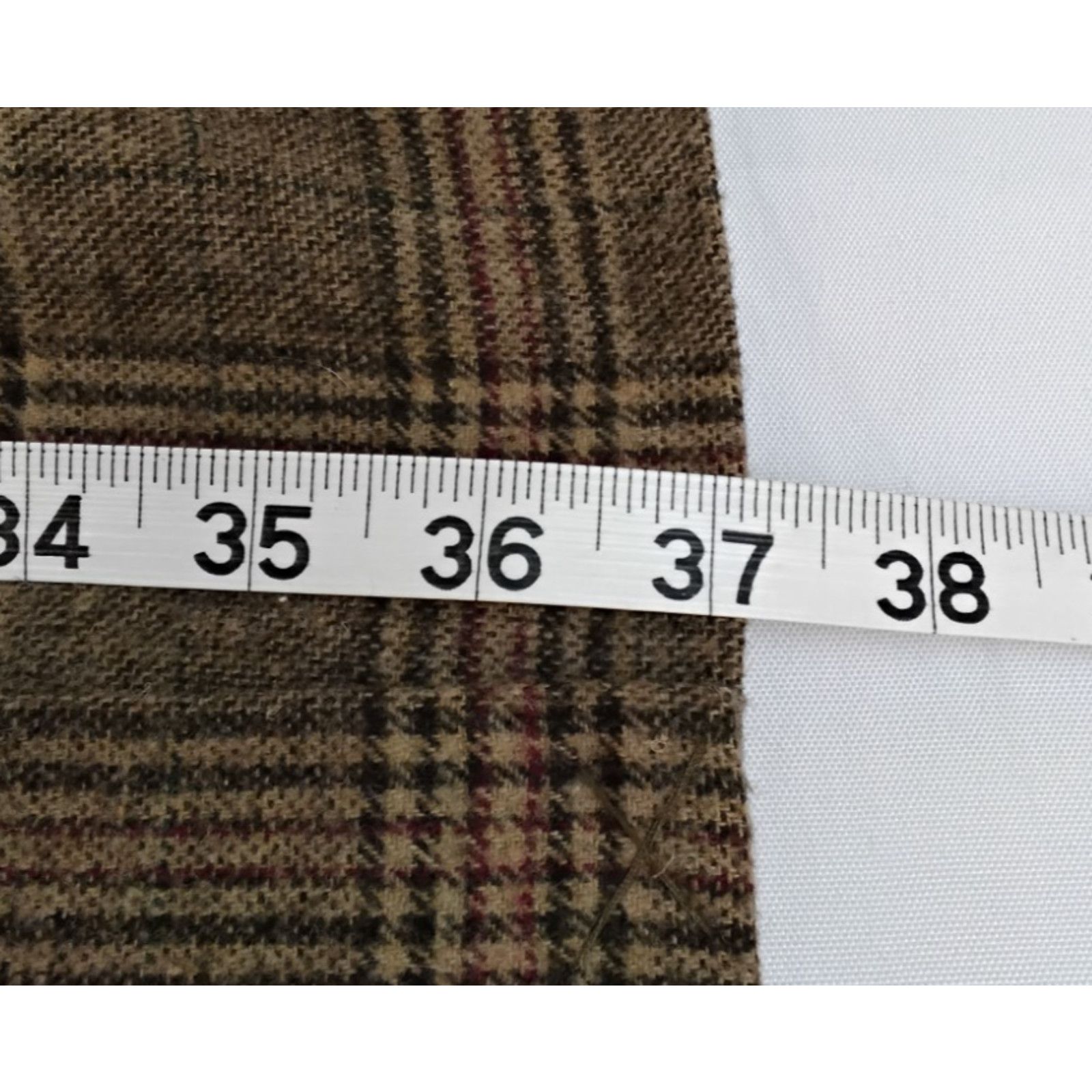 Other Sundance Duster Jacket Women's XS Brown Plaid Wool Blend Size XS / US 0-2 / IT 36-38 - 19 Thumbnail