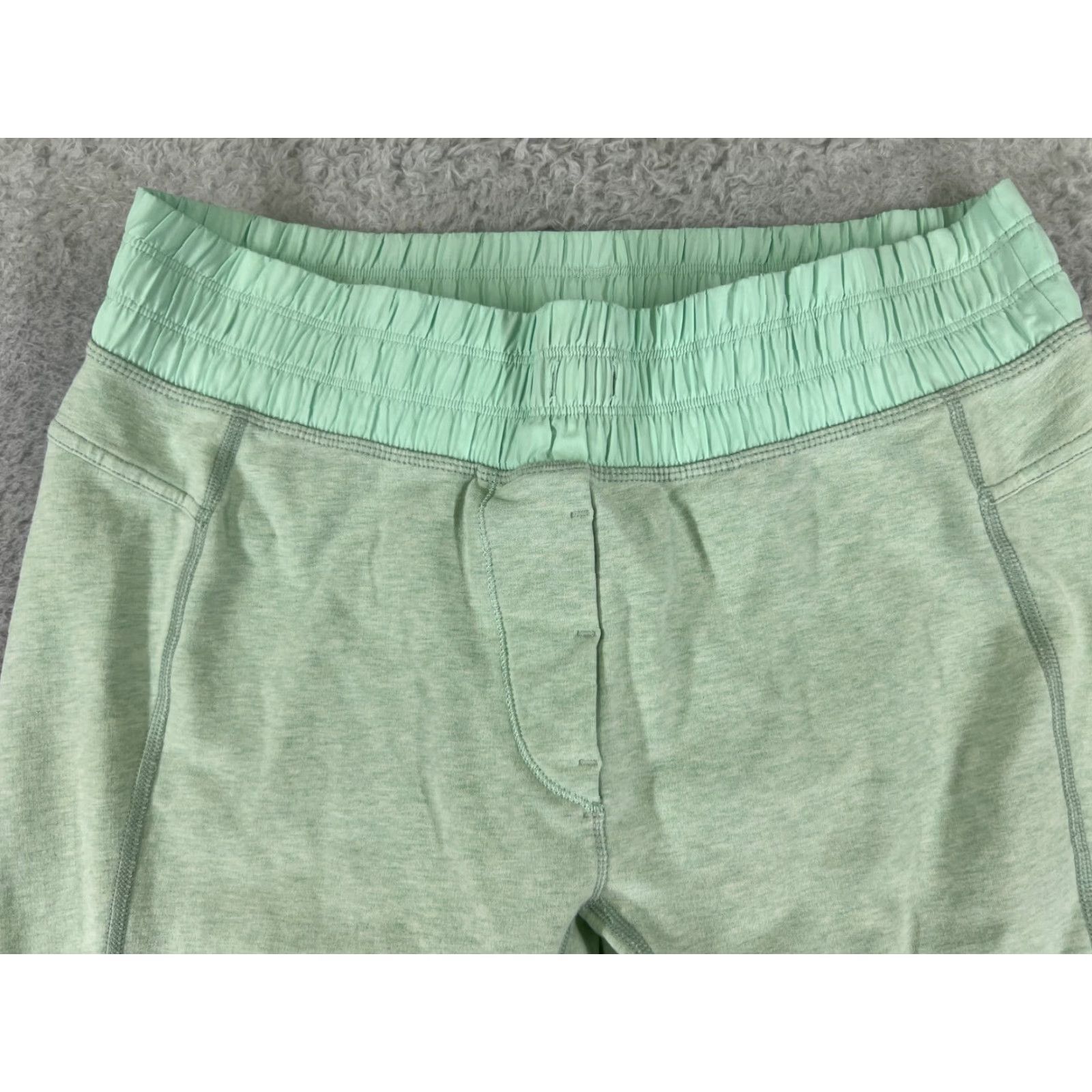 Lululemon LULULEMON Green Sweatpants Womens 8 French Terry Activewear Yoga Size 30" / US 8 / IT 44 - 4 Thumbnail