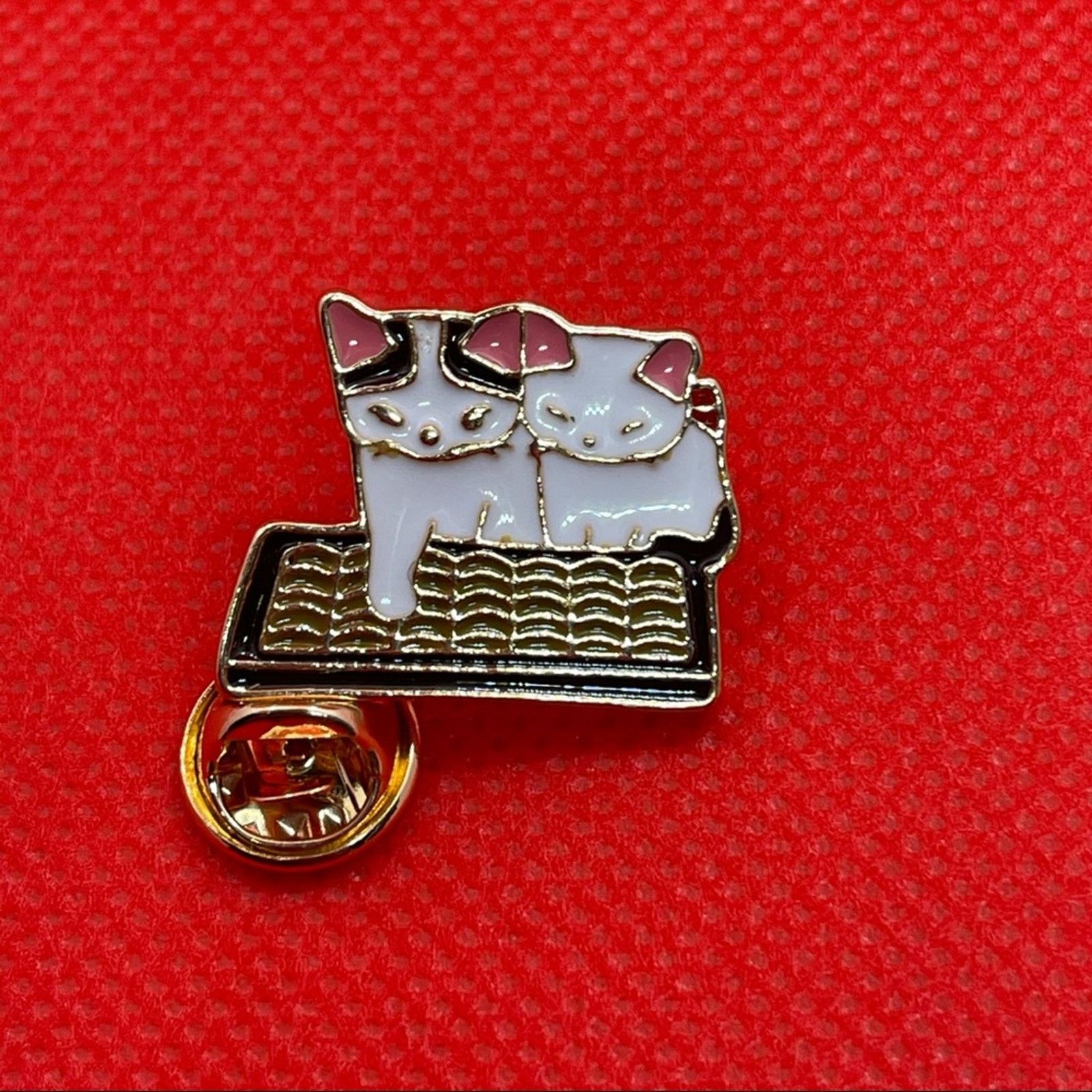 Other 2 Cats and a Keyboard Kittens Pin Brooch Size ONE SIZE - 1 Thumbnail