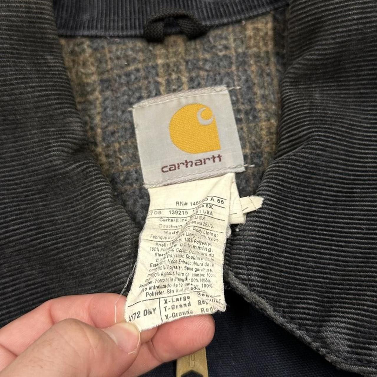 Carhartt Vintage Carhartt Detroit Blanket Lined Faded Blue XL Size US XL / EU 56 / 4 - 3 Thumbnail