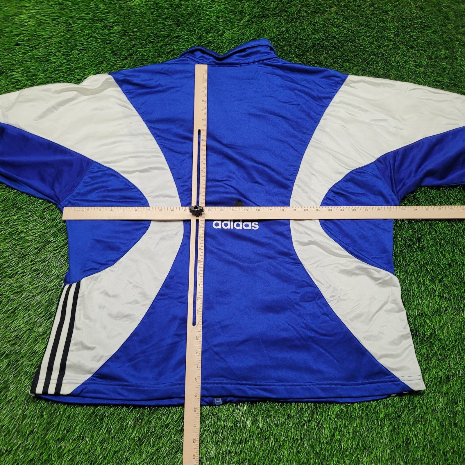 Adidas VTG Adidas Equipment Silver Tag Track Jacket XL Oversized Size US XL / EU 56 / 4 - 7 Thumbnail