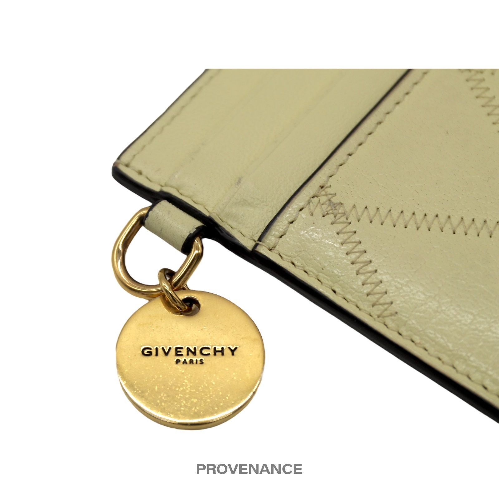 Givenchy 🔴 Givenchy Card Holder Wallet - Quilted Ivory Leather Size ONE SIZE - 5 Thumbnail