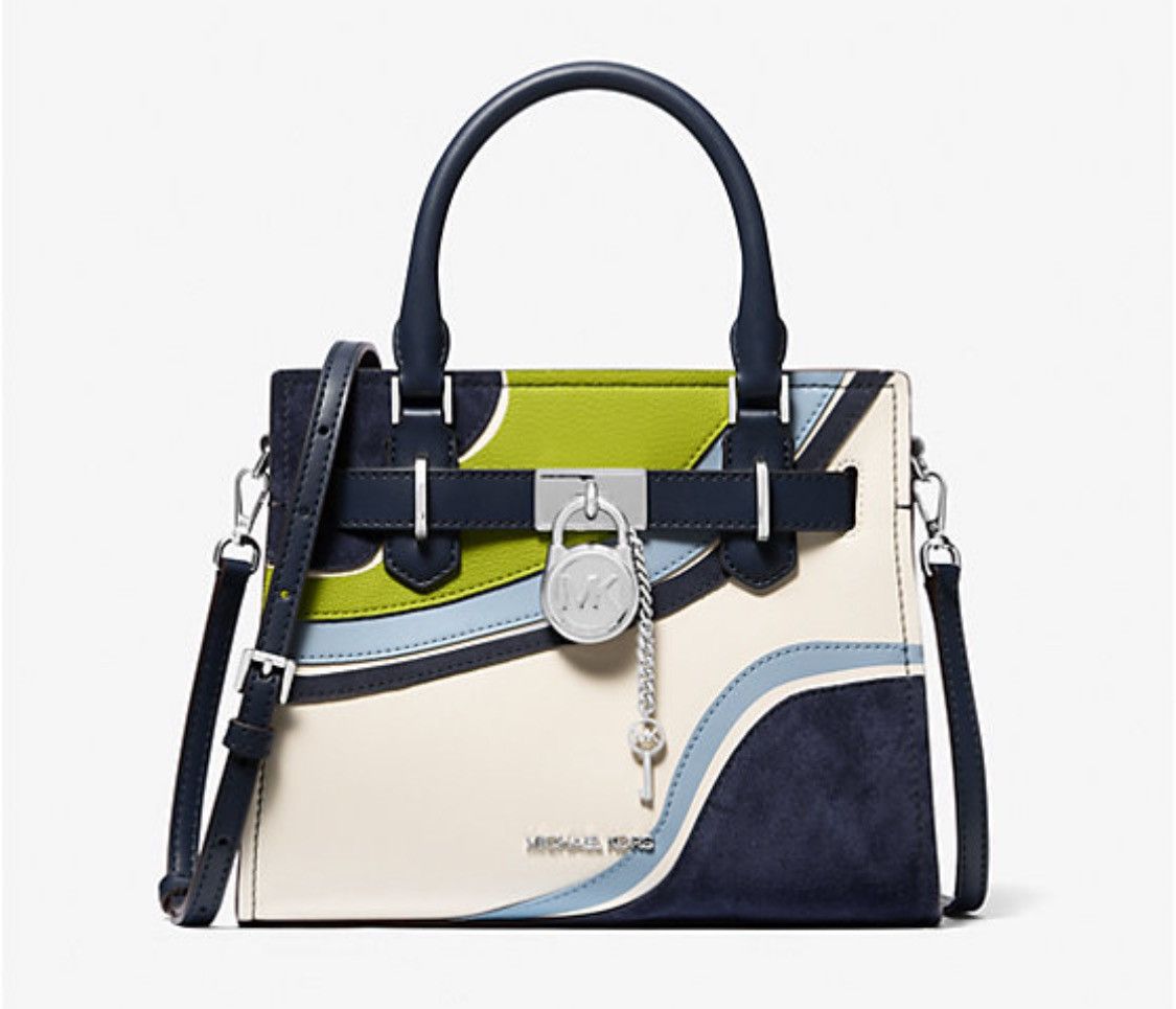 Michael Kors NWT MICHAEL MICHAEL KORS Hamilton Small Patchwork Satchel Size ONE SIZE - 4 Thumbnail