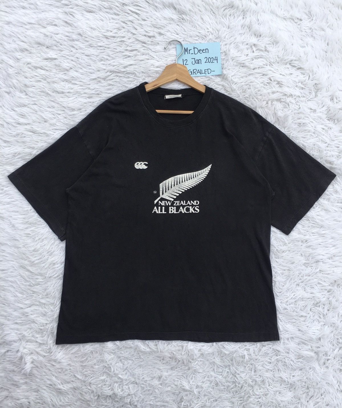 Canterbury of New Zealand Vintage CCC New Zealand All Blacks Tshirt Size US L / EU 52-54 / 3 - 2 Thumbnail