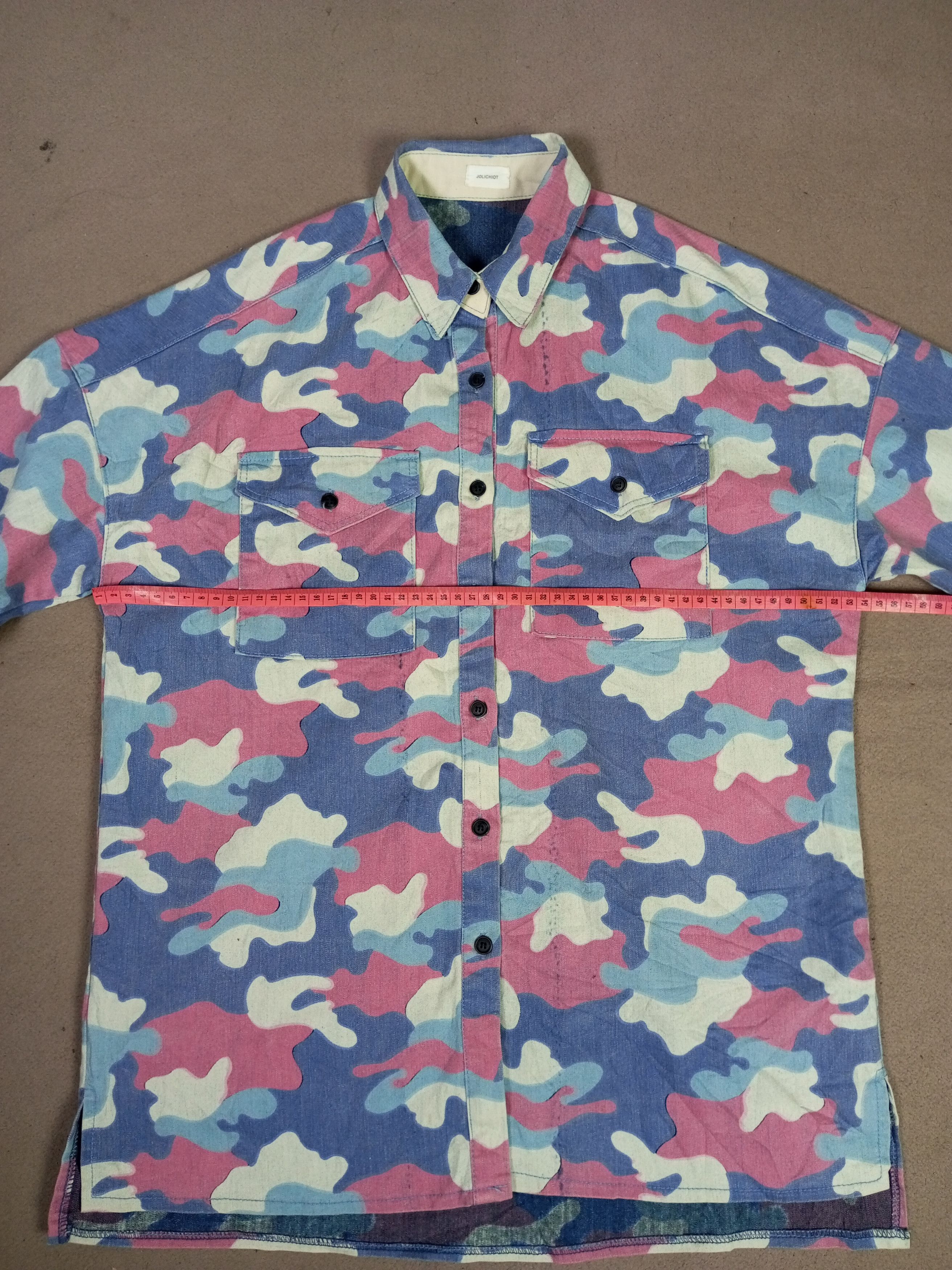 Japanese Brand Jolichiot multi colour camo street wear bape style Size US M / EU 48-50 / 2 - 19 Thumbnail