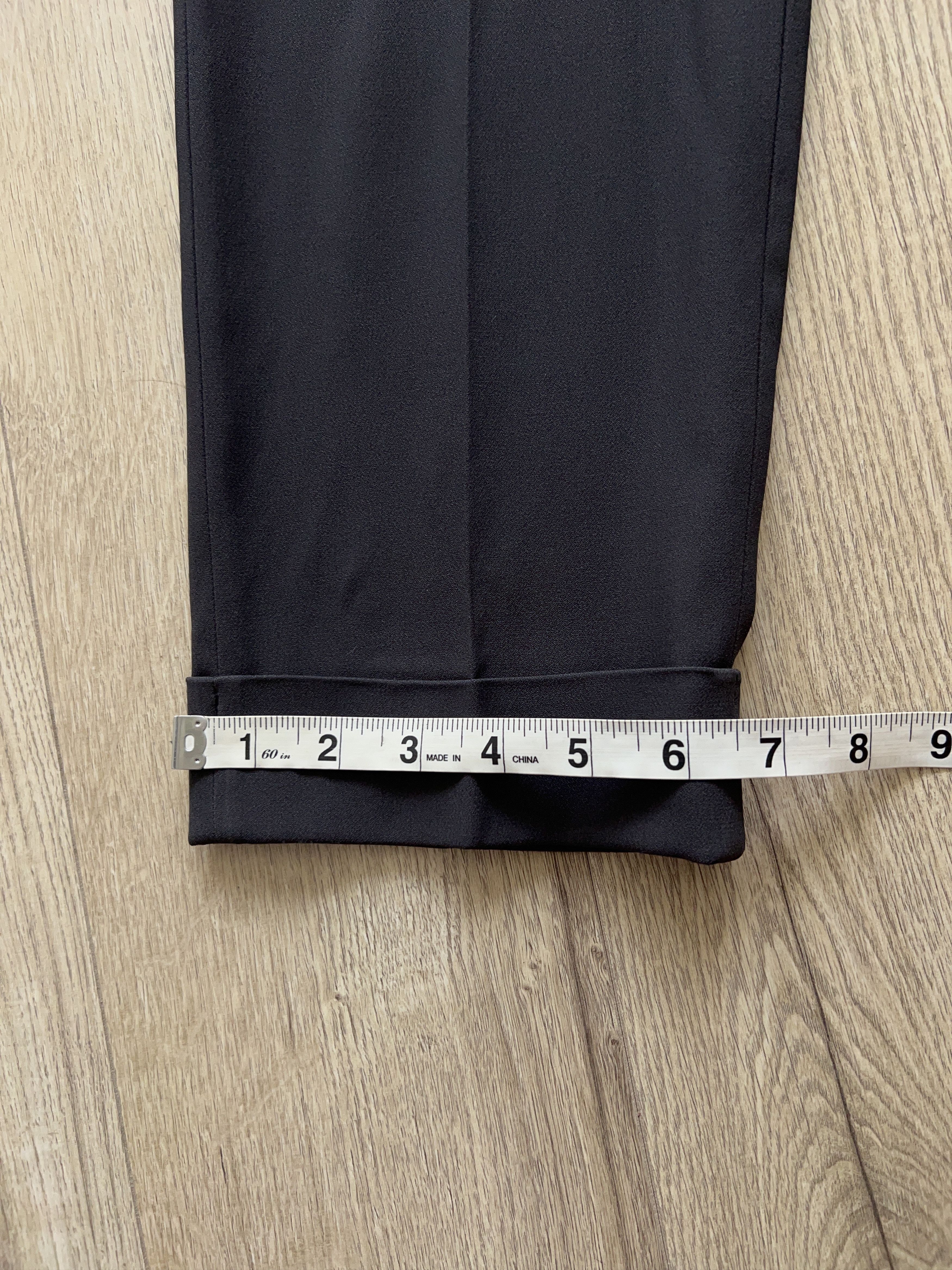 Designer × Fabiana Filippi Womens Belted High Waist Pants Trousers Dark Grey Size M Size 30" / US 8 / IT 44 - 15 Thumbnail