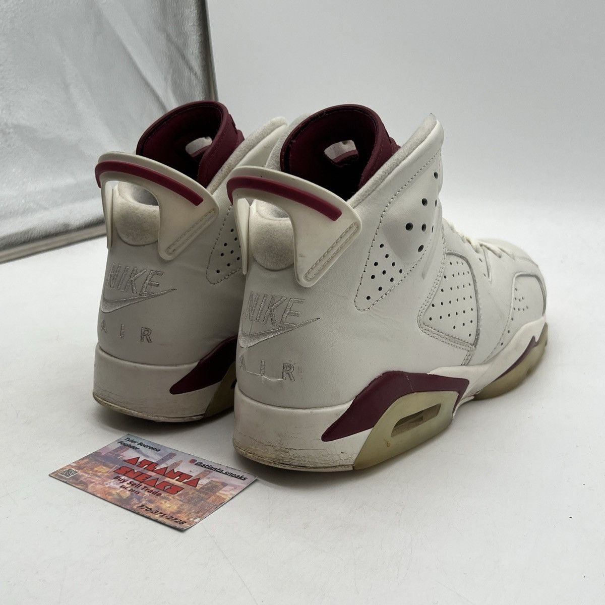 Nike Air Jordan 6 maroon Size US 8.5 / EU 41-42 - 5 Thumbnail