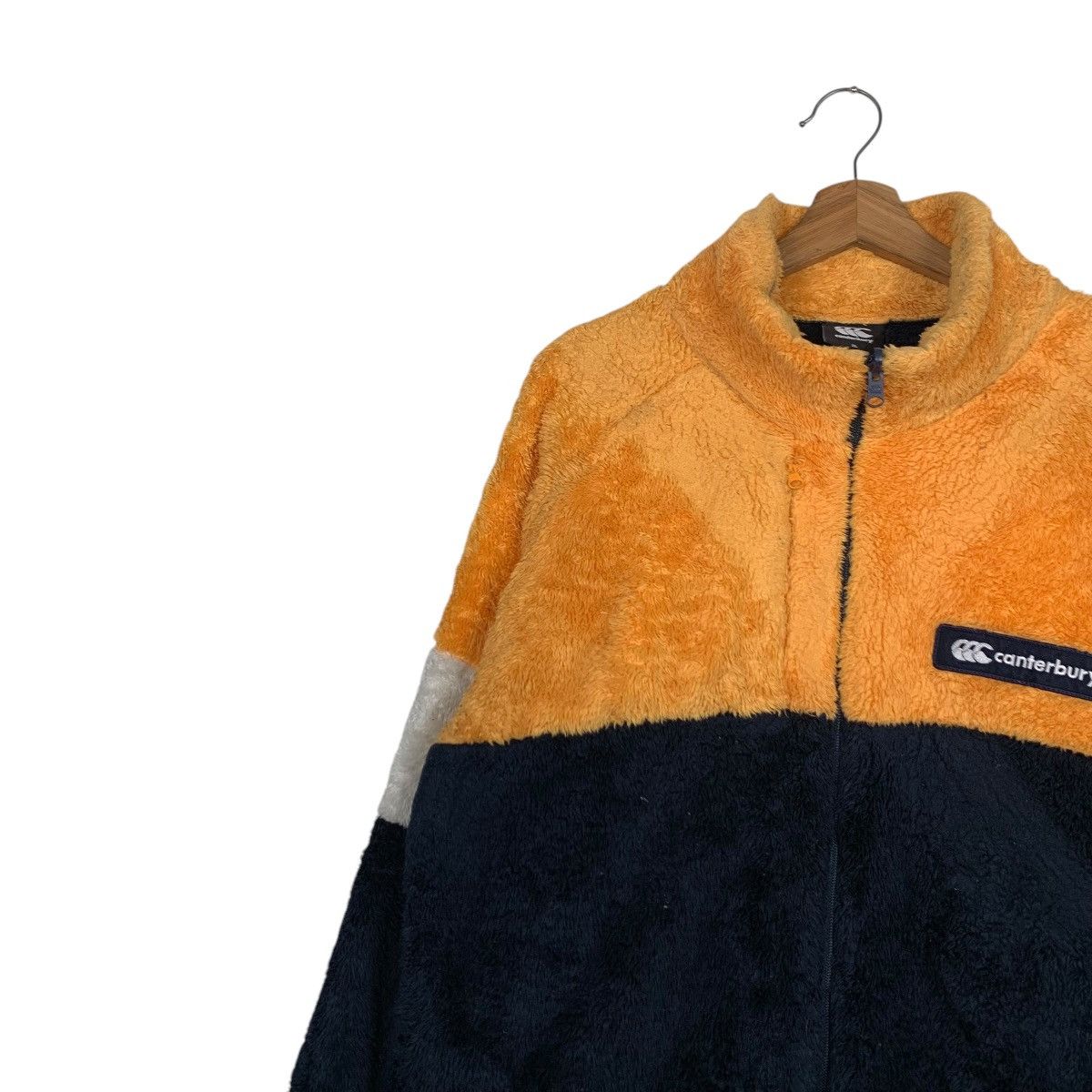 Canterbury of New Zealand CANTERBURY Colorblock Zipper Fleece Jacket #2036-C88 Size US L / EU 52-54 / 3 - 6 Thumbnail