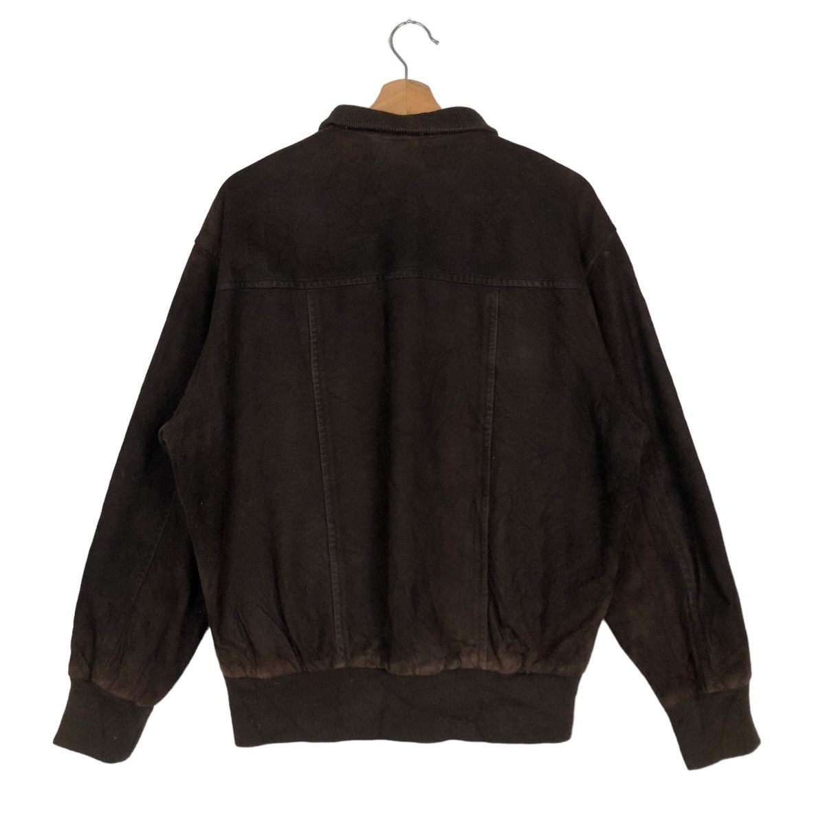 Issey Miyake 🔥90s VINTAGE GENUINE LEATHER BOMBER JACKET ROPE ISSEYMIYAKE Size US M / EU 48-50 / 2 - 8 Thumbnail