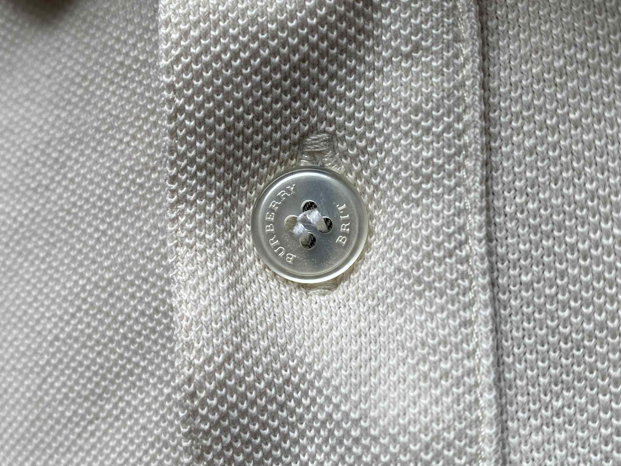 Burberry Burberry Brit Men's Beige Cream Polo Embroidered Nova Check Size US XXL / EU 58 / 5 - 6 Thumbnail
