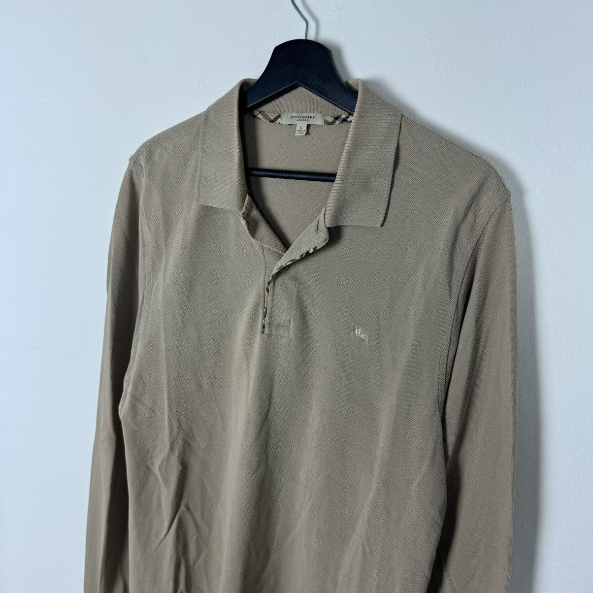 Burberry Burberry vintage polo long sleeve Size US L / EU 52-54 / 3 - 2 Thumbnail