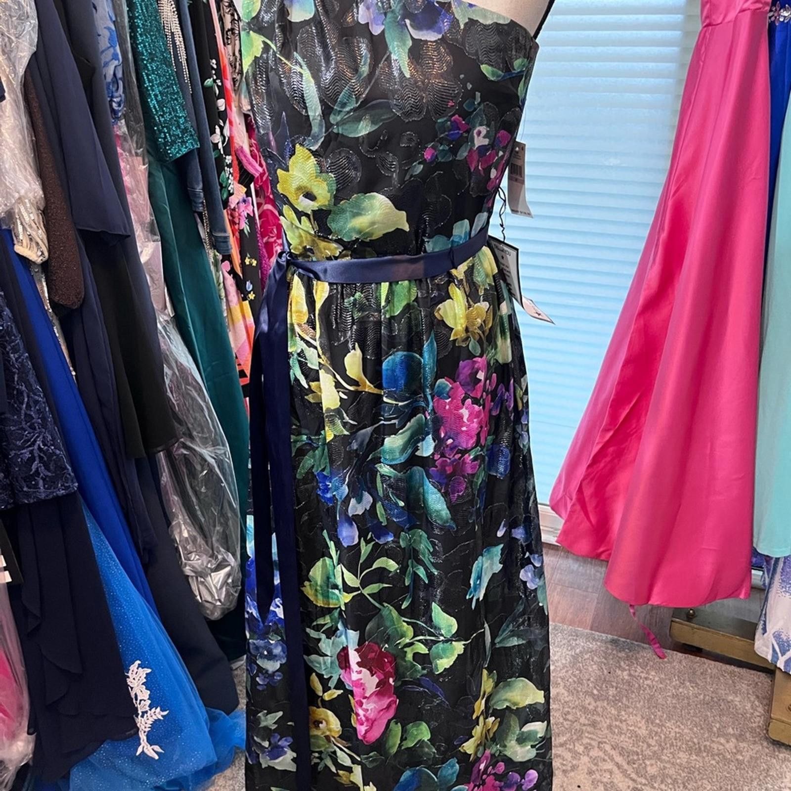 Other Floral Strapless Dress Size M / US 6-8 / IT 42-44 - 1 Thumbnail