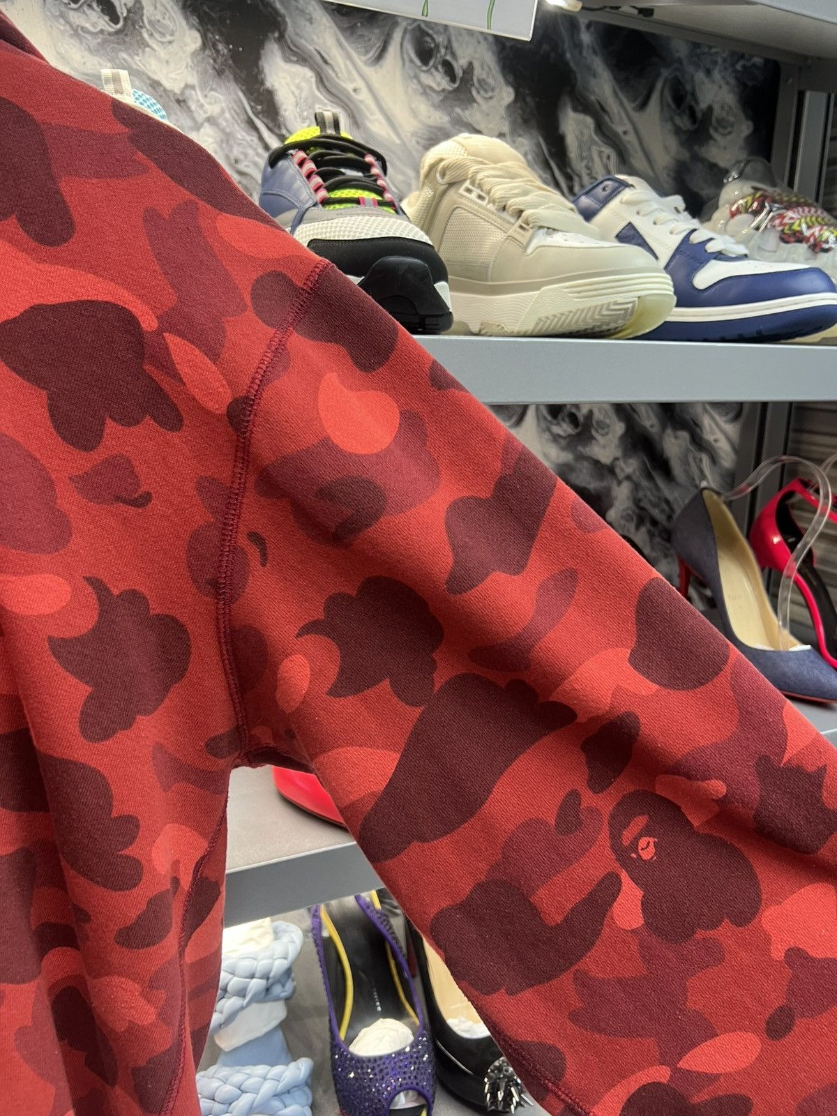 Bape Bape Ape Multicolor Shark Zip Up Size US XL / EU 56 / 4 - 4 Thumbnail