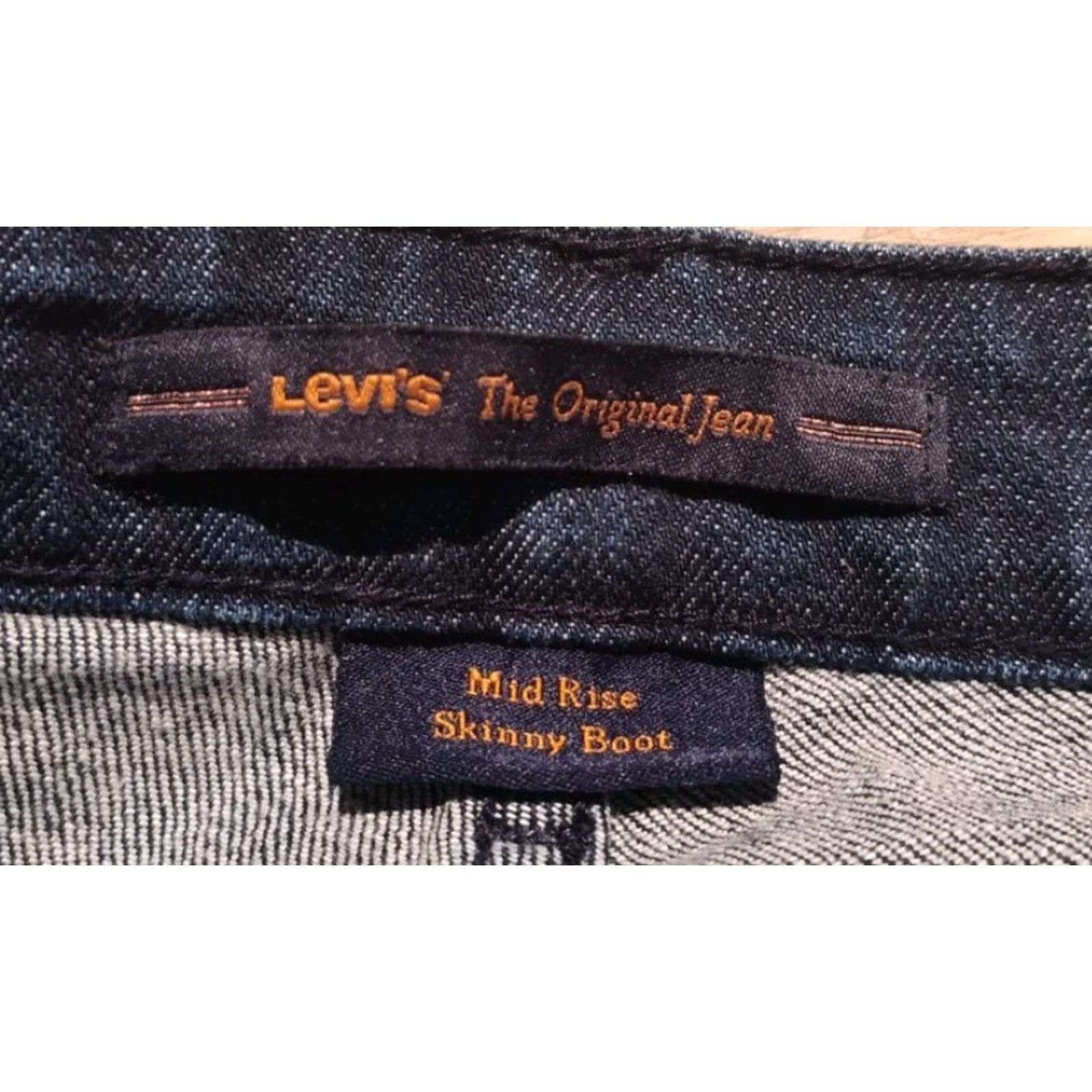 Levi's Levi's Womens Size 8 Jeans Mid Rise Skinny Boot Cut Dark Wash Denim Classic Modern Size 30" / US 8 / IT 44 - 6 Thumbnail