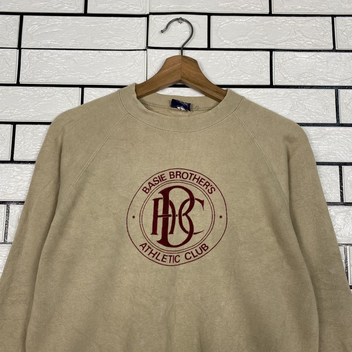 Japanese Brand 📌Vintage Sweatshirt Basie Brothers Big Logo Issey Miyake Size US M / EU 48-50 / 2 - 4 Thumbnail