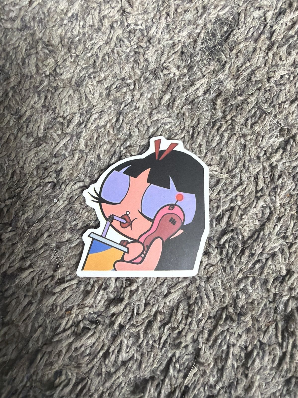 Cartoon Network Cartoon Network The Powerpuff Girls Baddie Blossom Sticker Size ONE SIZE - 1 Thumbnail
