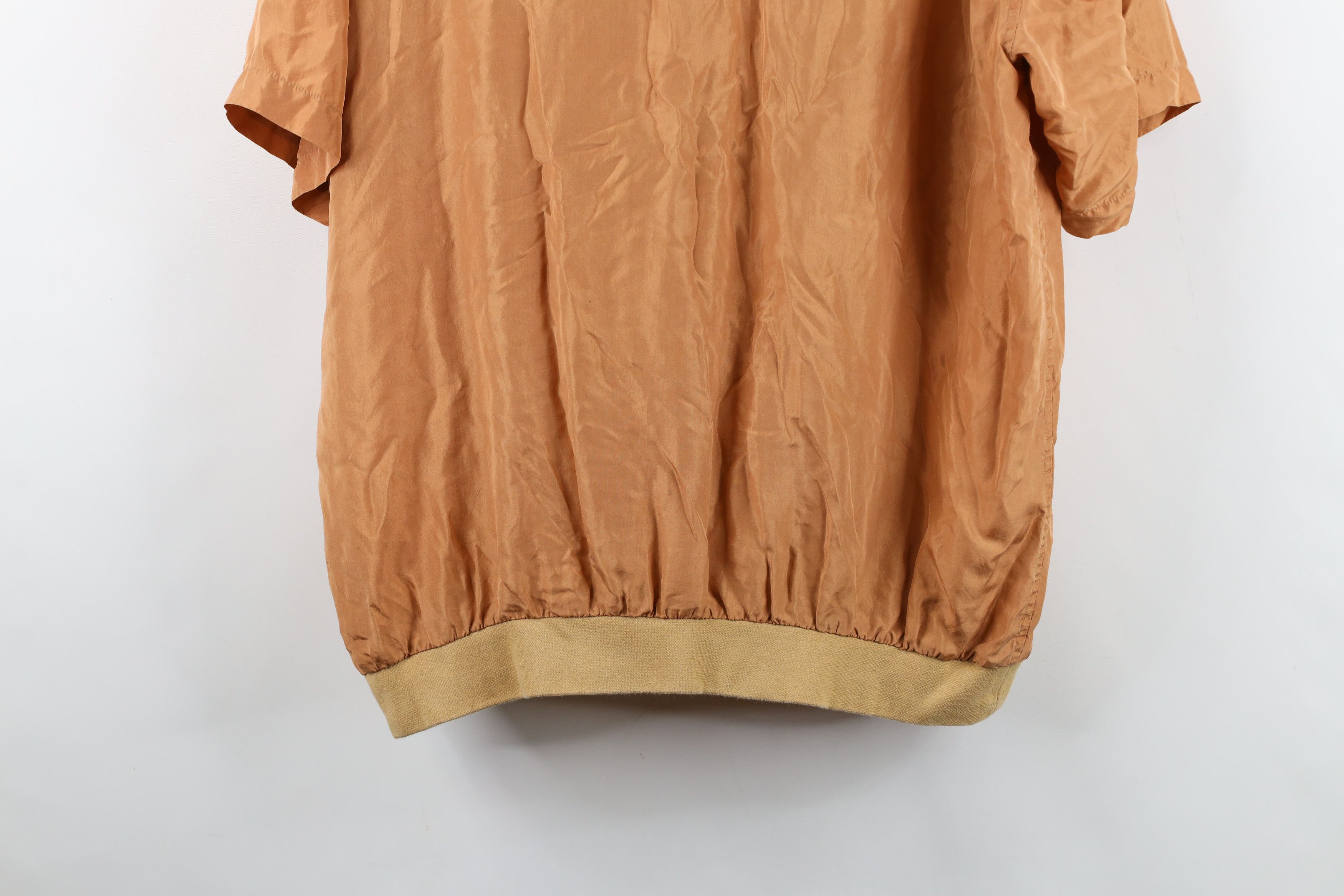 Vintage Vintage 90s Streetwear Silk Half Zip Pullover Polo Shirt Size US L / EU 52-54 / 3 - 15 Thumbnail