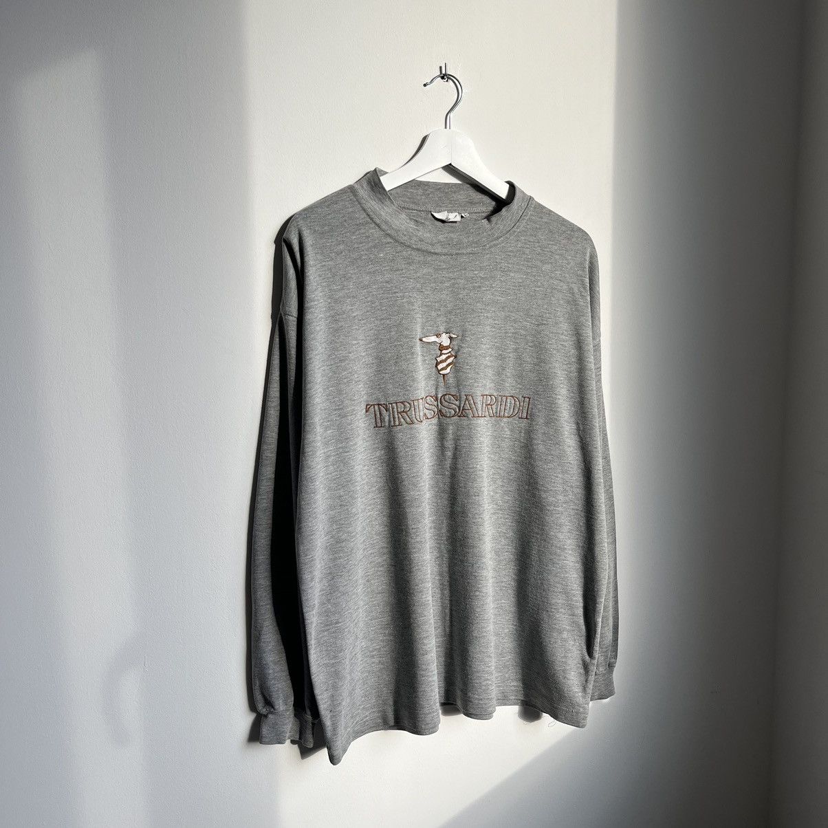 Trussardi Vintage 90s Trussardi Sweatshirt Size US XL / EU 56 / 4 - 1 Thumbnail