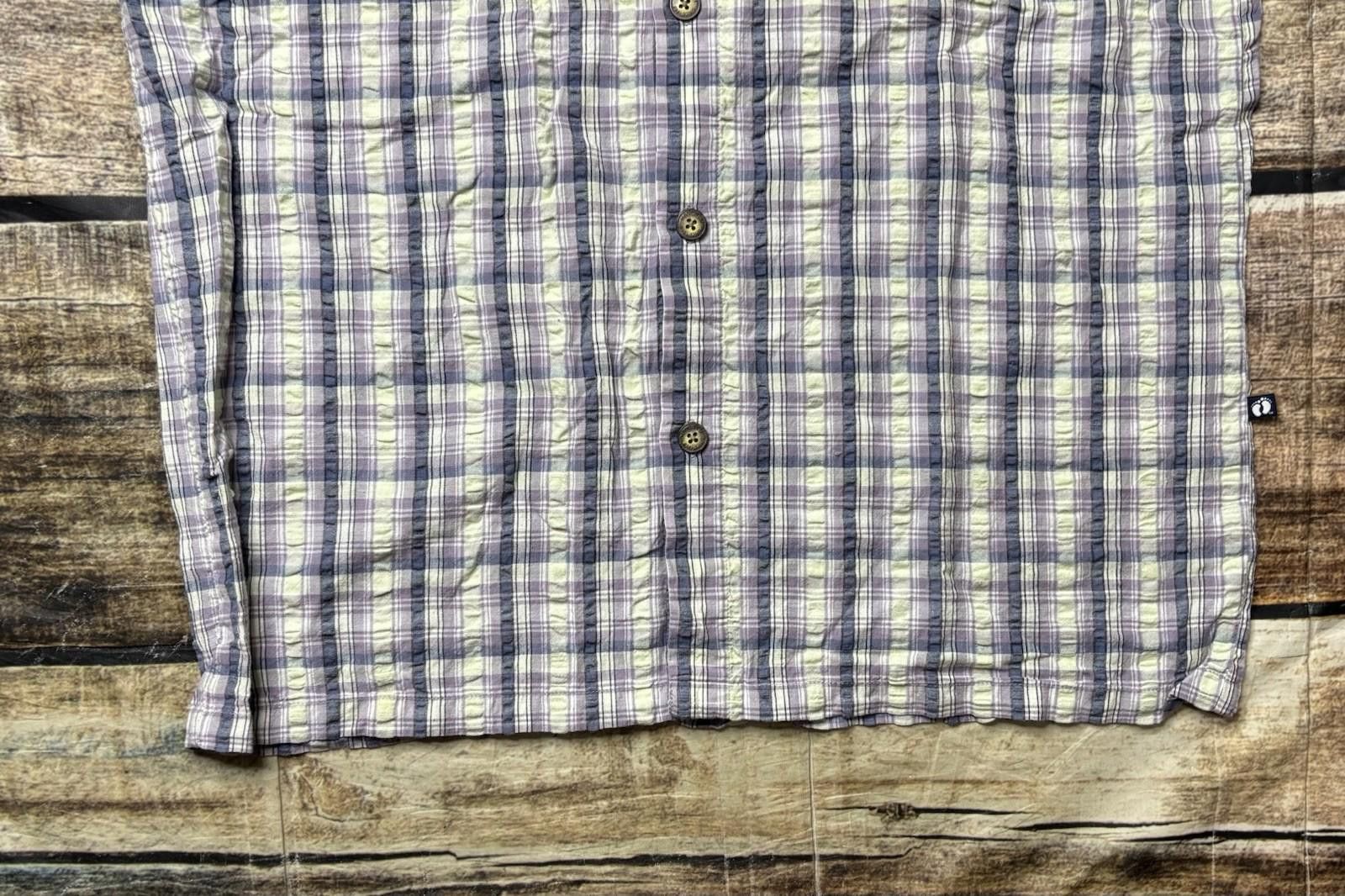 Hang Ten Hang Ten Shirt Mens Large Plaid Seersucker Cotton Pocket Size US L / EU 52-54 / 3 - 6 Thumbnail